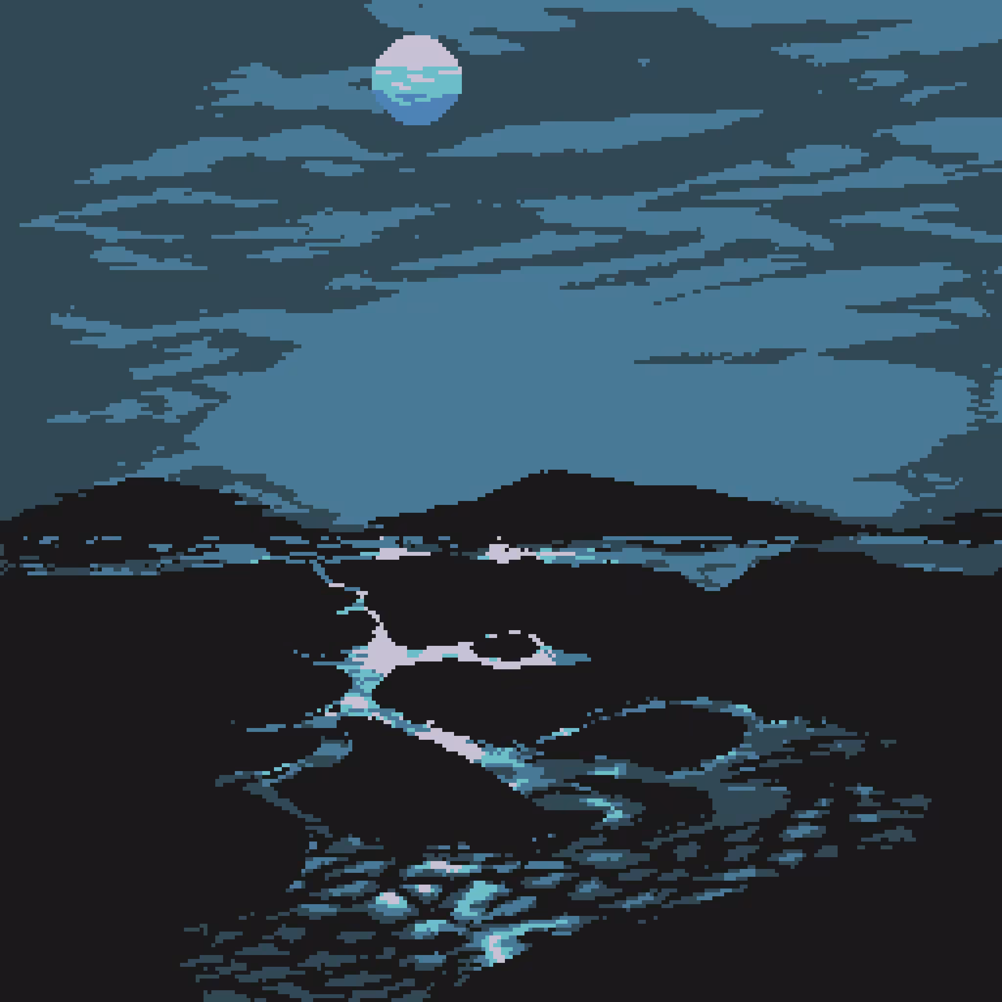 Pixel Sunset #82