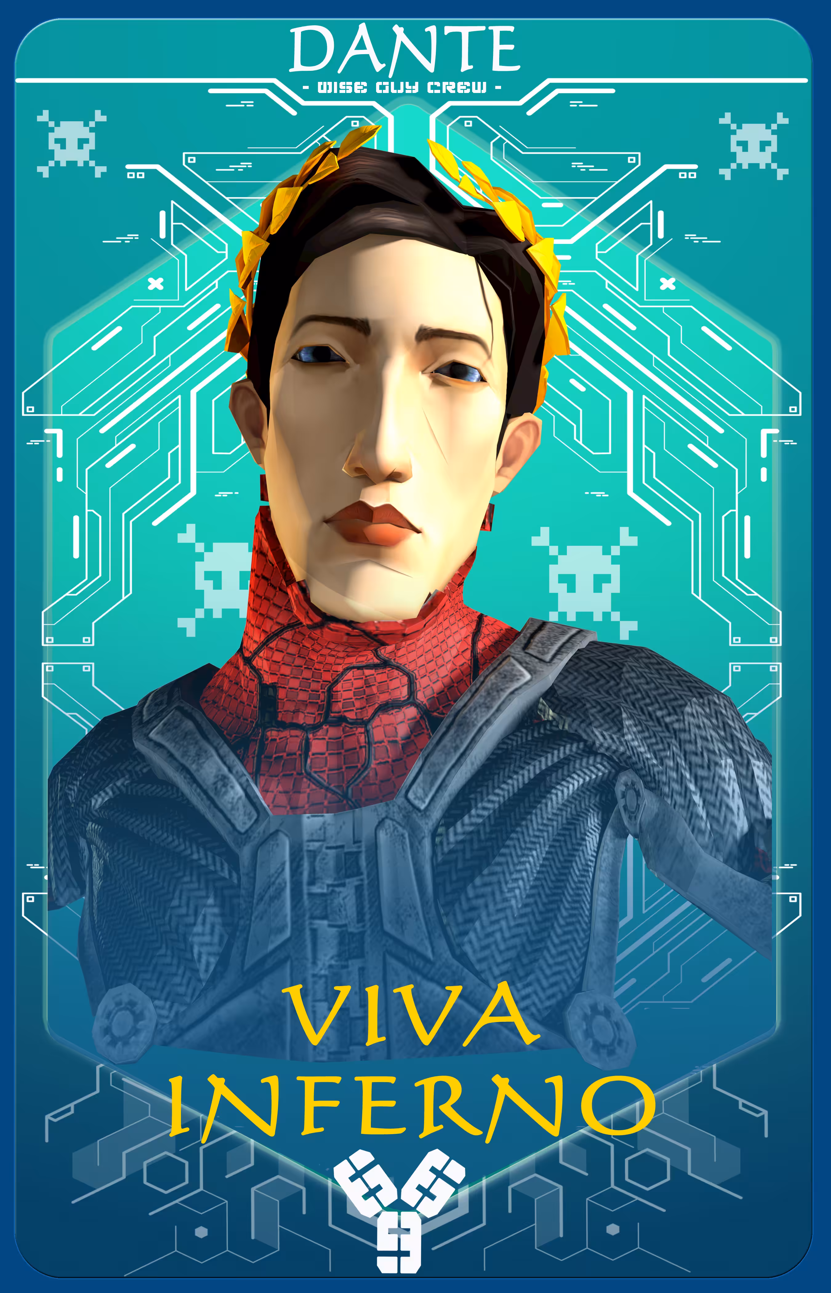 VIVA INFERNO - Character Setcard #1 - DANTE