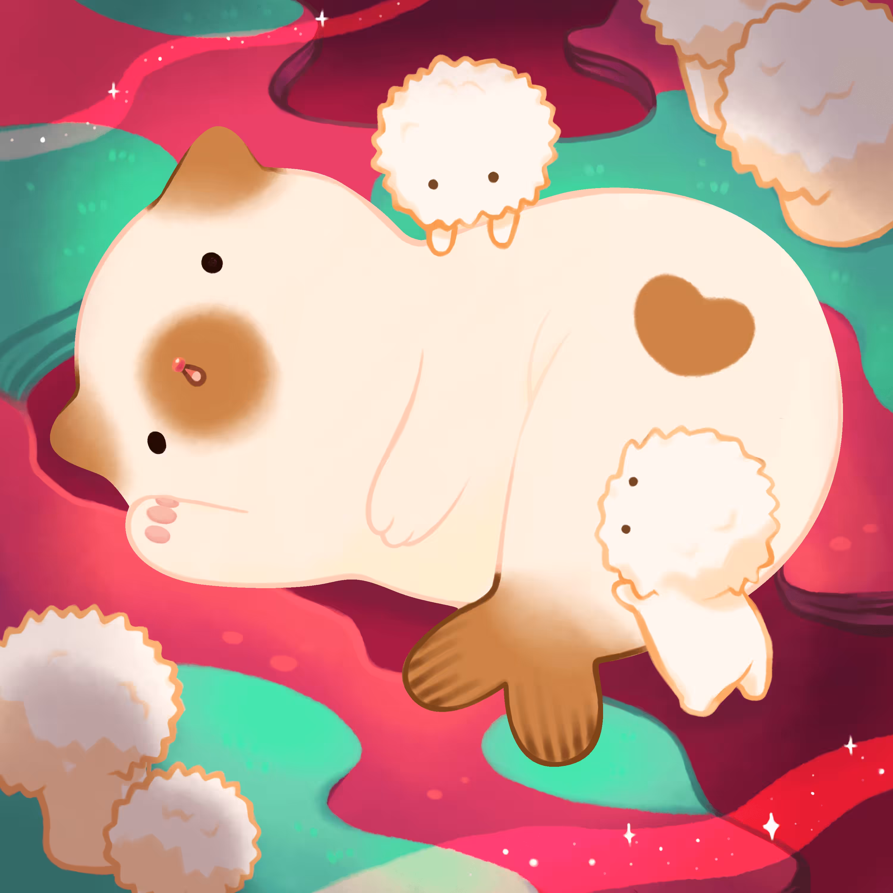 Mermeow No.26 - Puffy