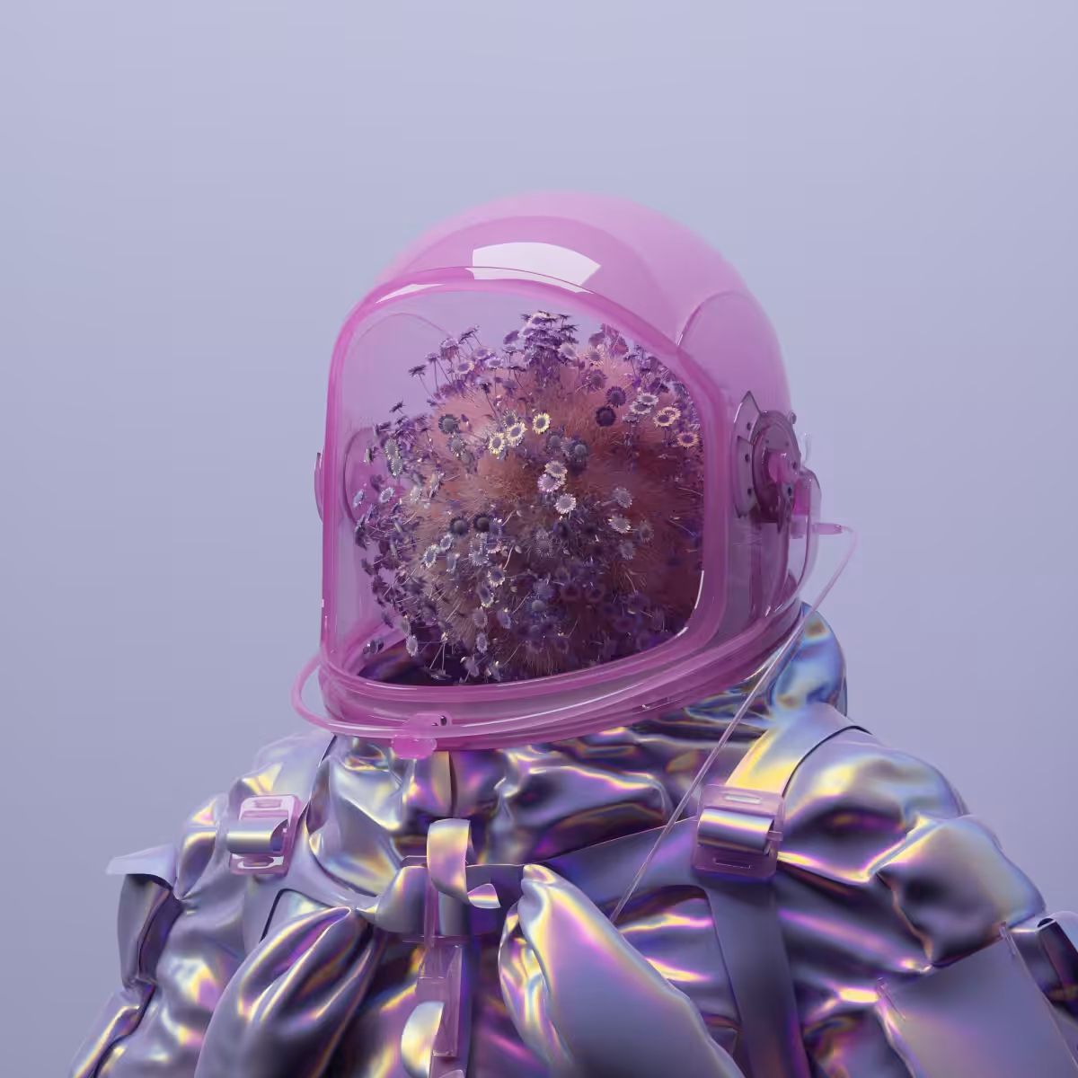 Portrait photograph from space man No.3