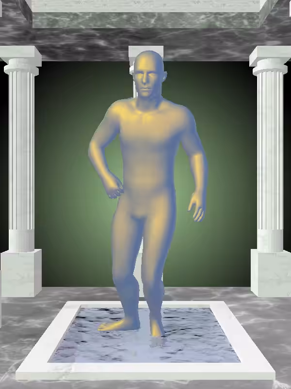 HeavenComputer: The Injured Sunlit Cobalt Man #2779