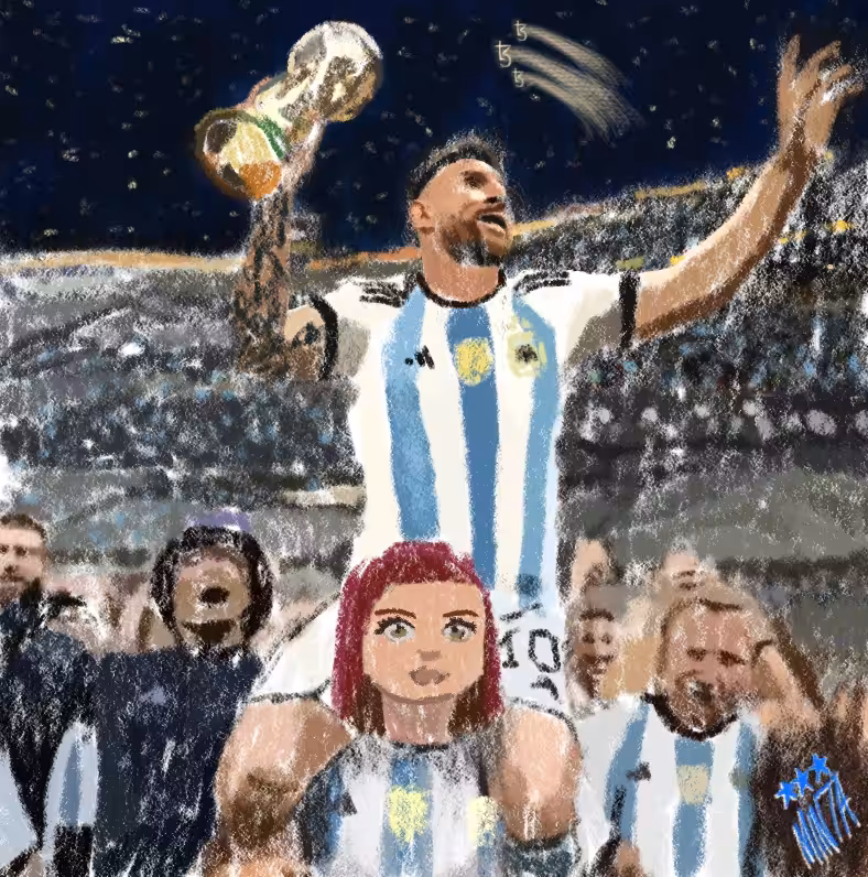 Supporting Messi