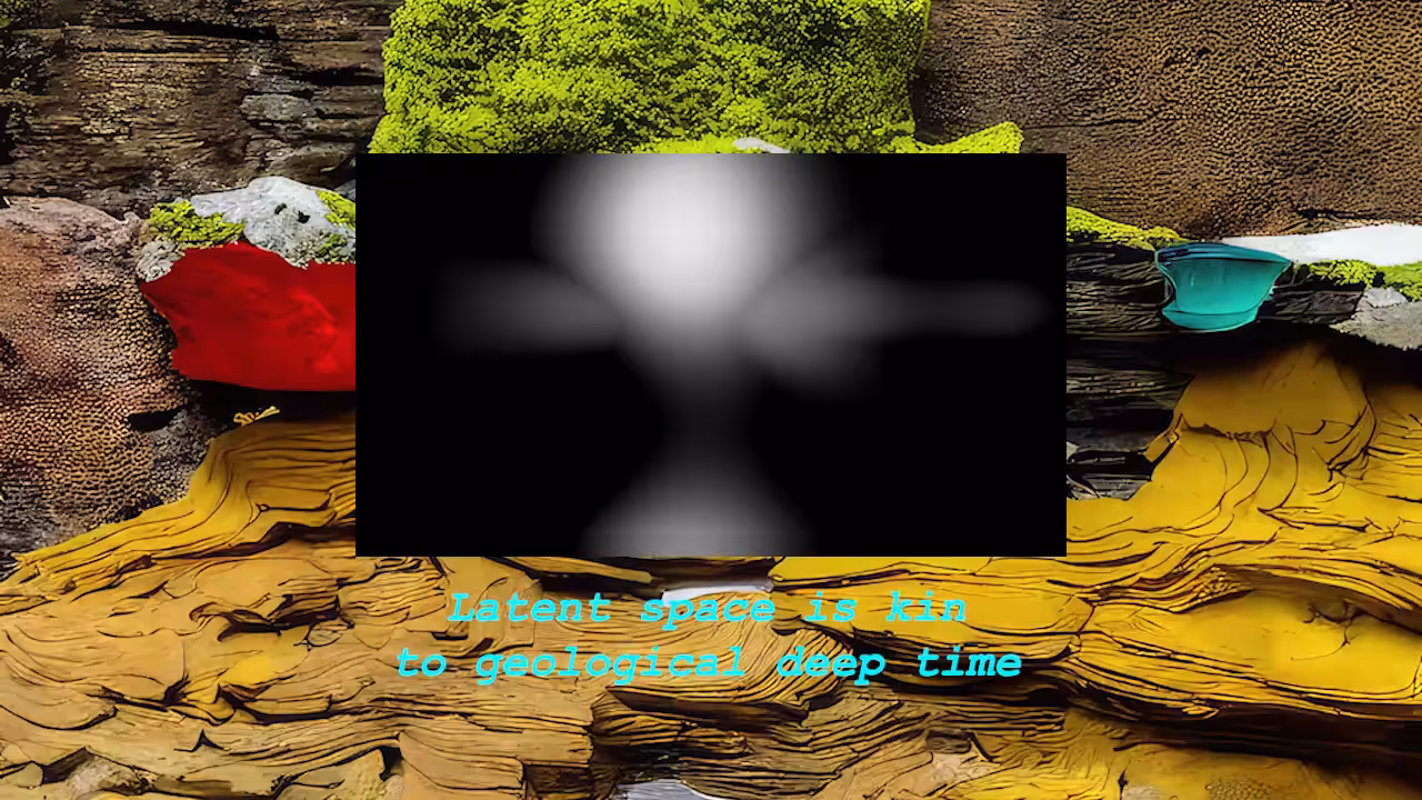 Latent Space Kin to Geological Deep Time