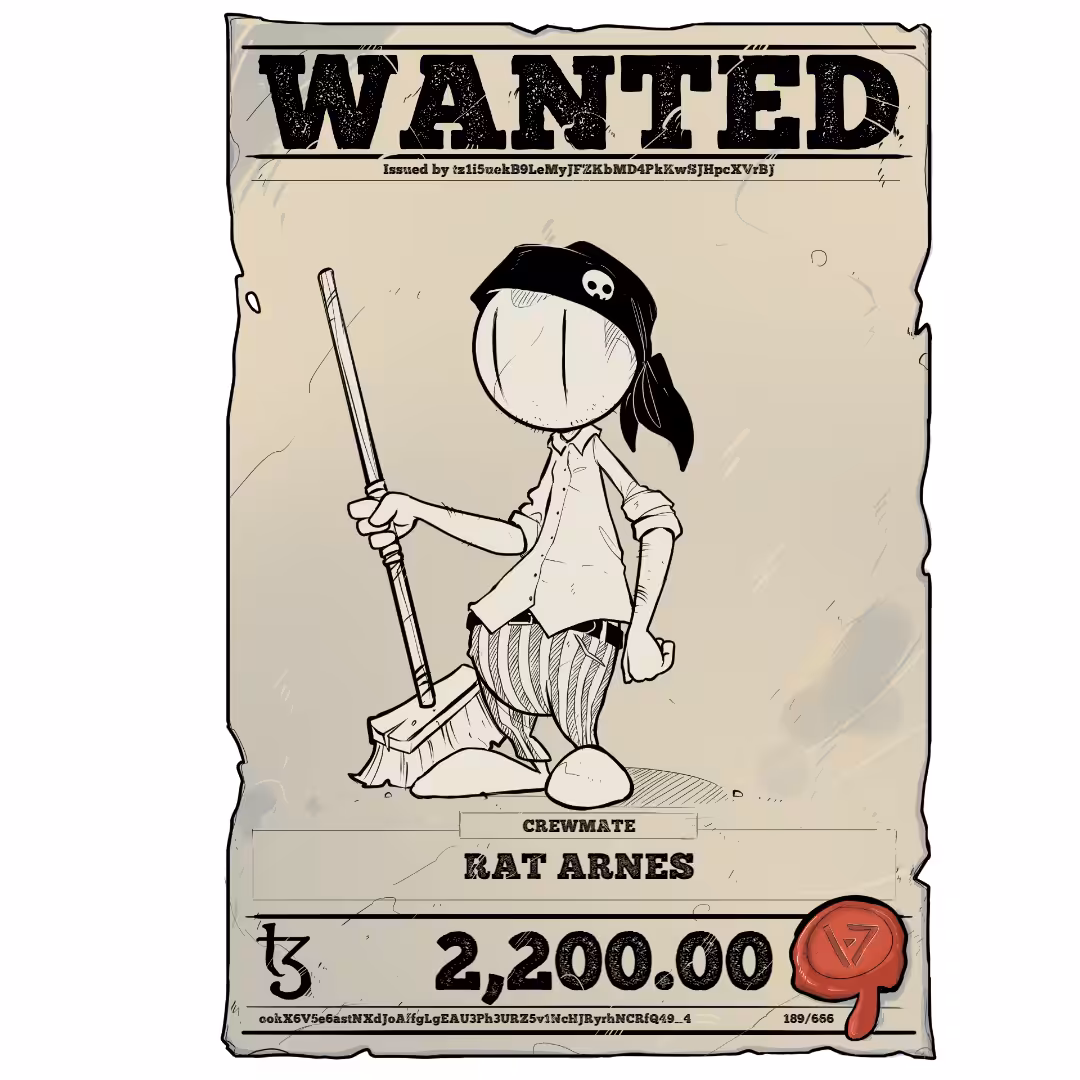 RAT ARNES | TEZOS PIRATE 189/666