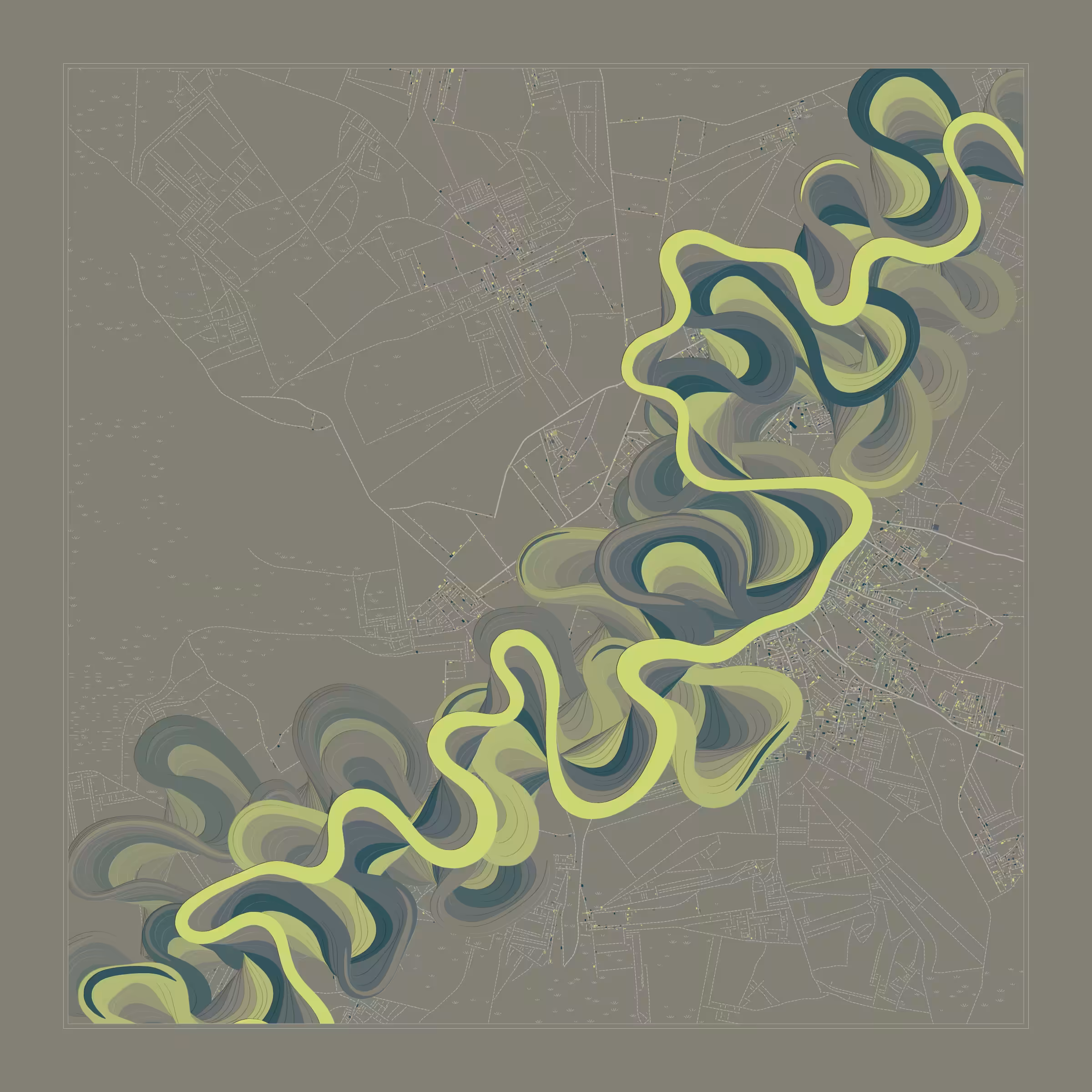 Ancient Courses of Fictional Rivers #764