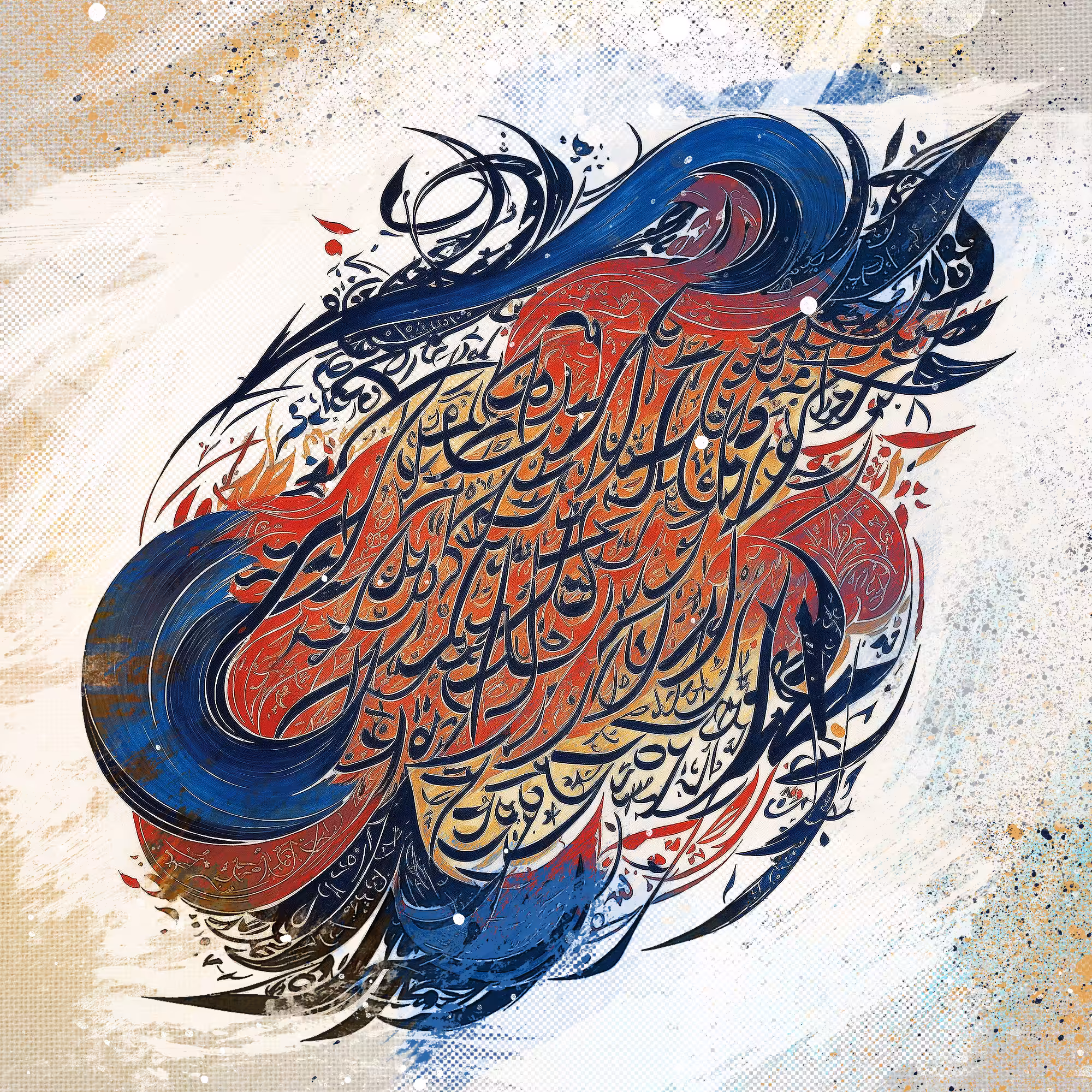 Abstract Calligraphy