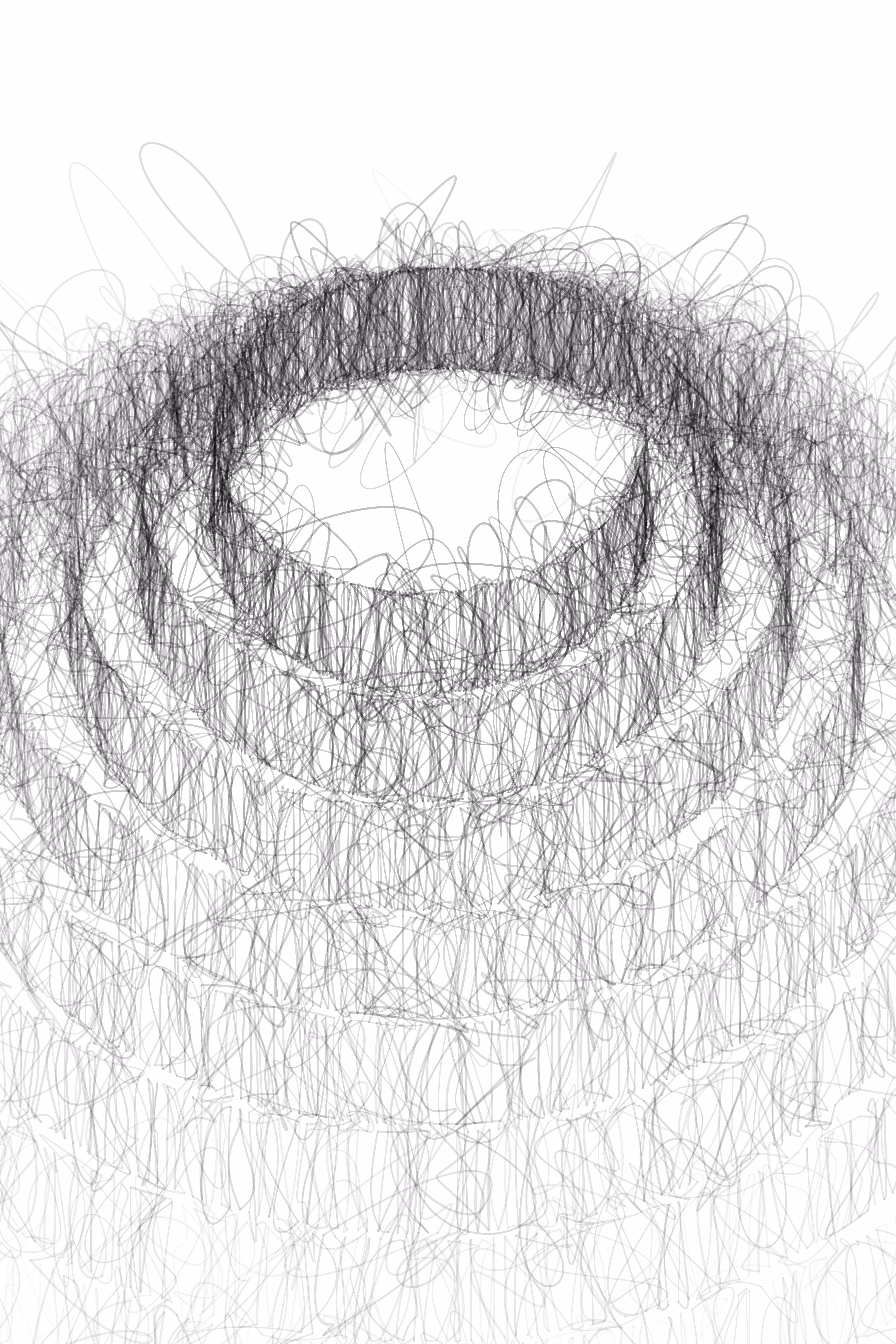 nervous calligraphy shapes 06