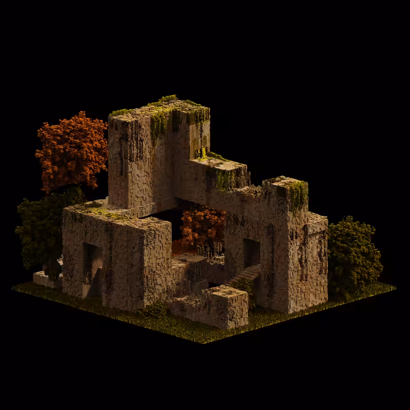 The voxel house #N1 #16