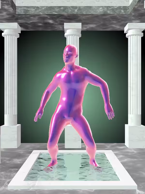 HeavenComputer: The Dancing Magnetic Magenta Man #4469