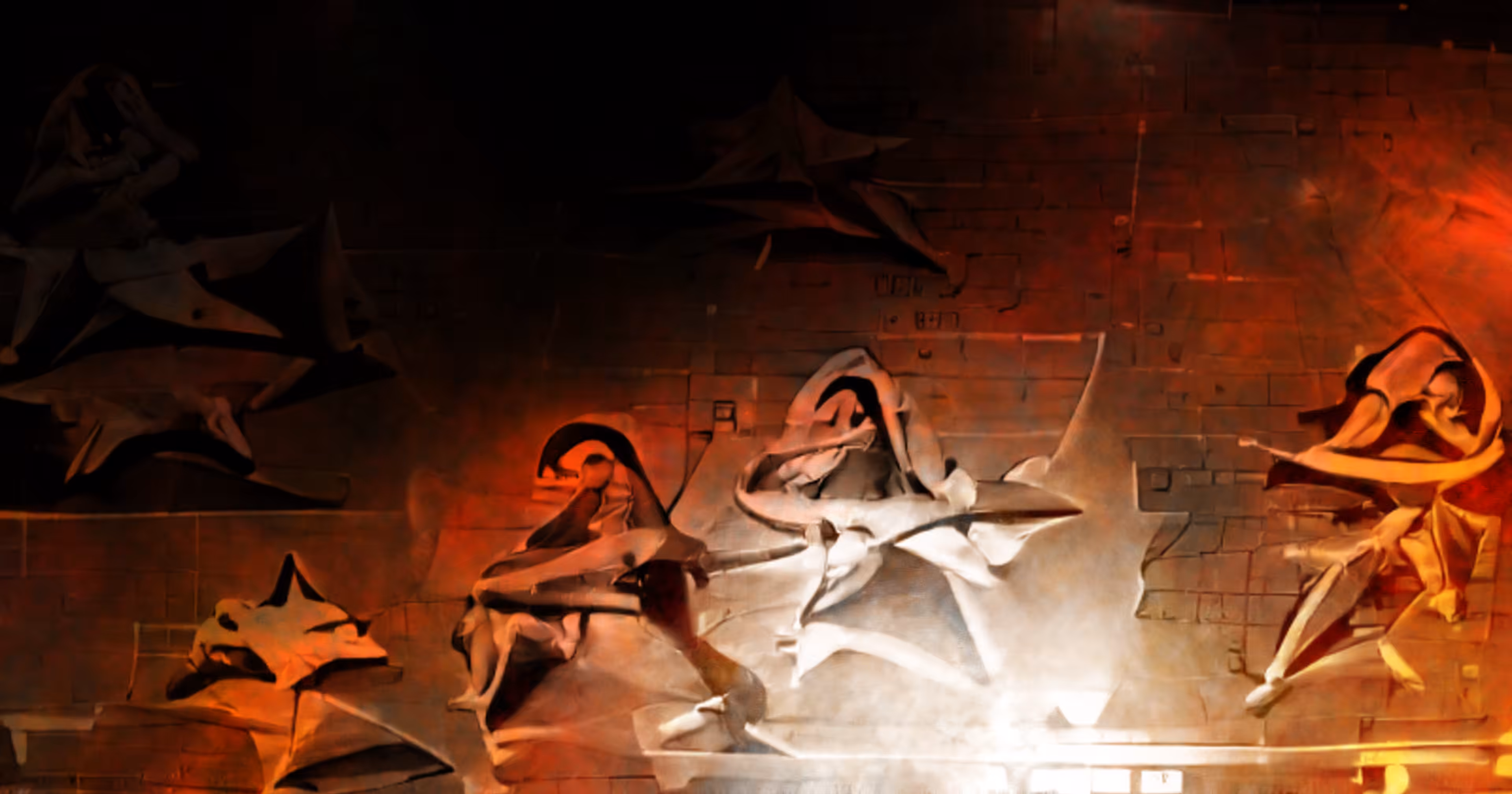 Ethereal aliens on their way to visit Basilides 