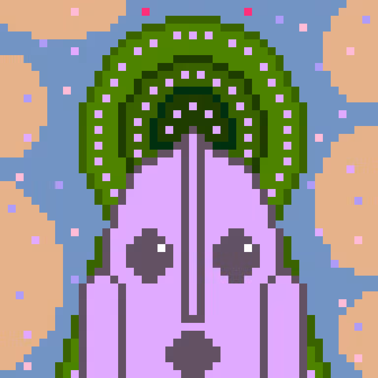 Haniwa (Kofun on the face and background ) series 1
