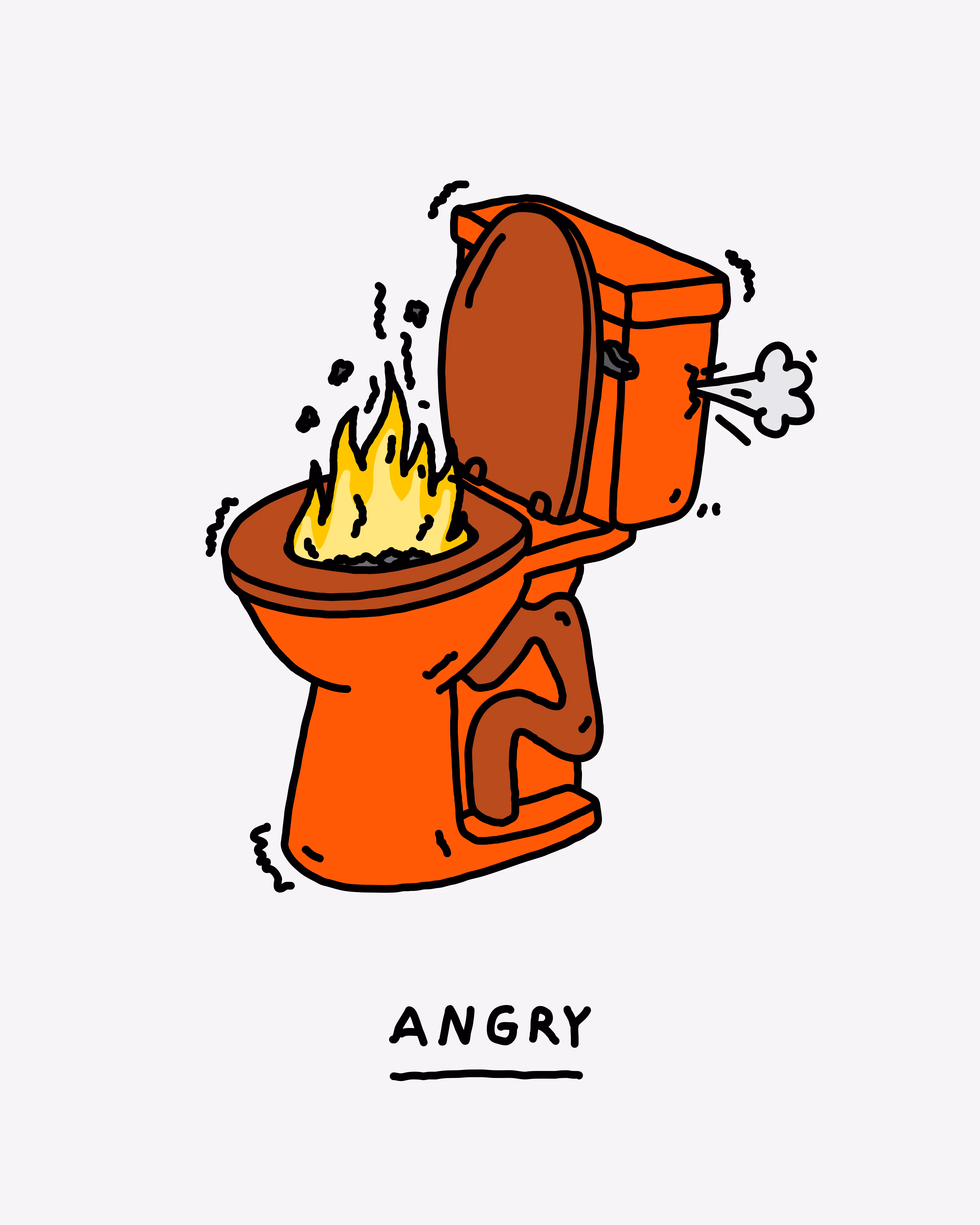 Toilet Feelings - Angry