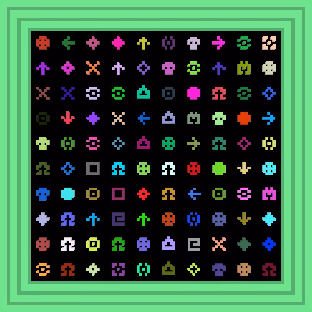 GhostfaceHealer :: Procedural Symbols #111/1000