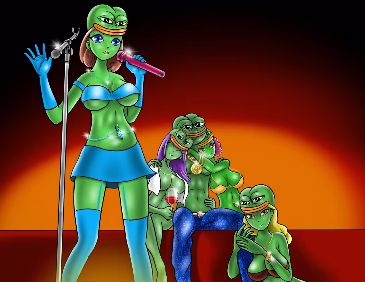 Pepe the colorful life!