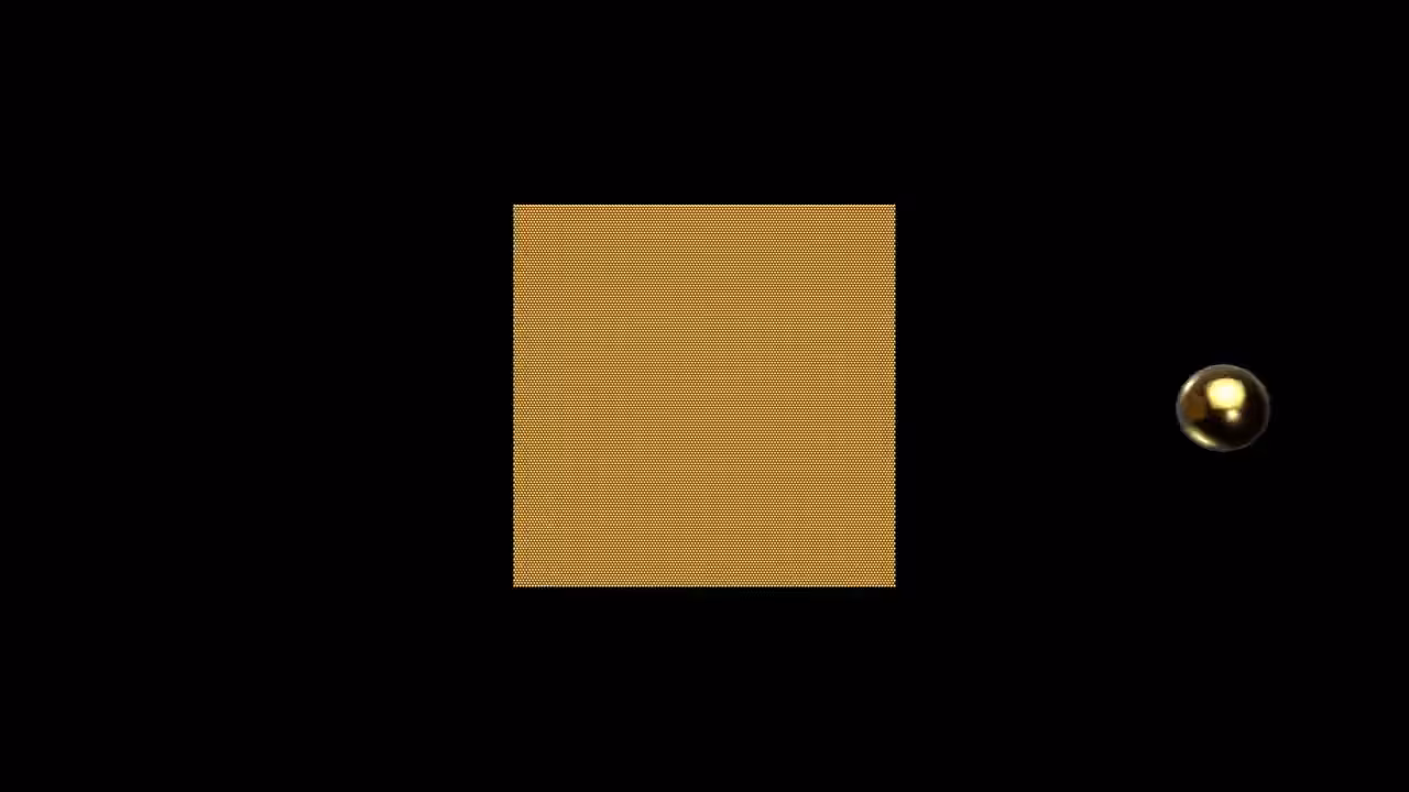 Gold Cube Destruction