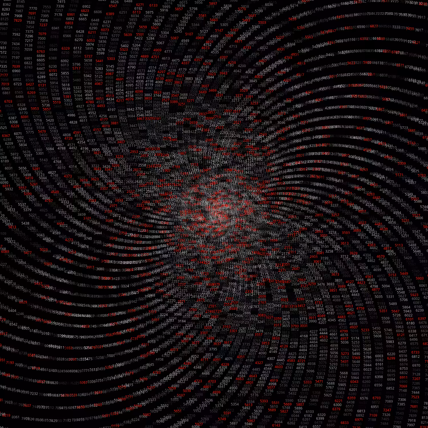 Polar Plot of Numbers #203