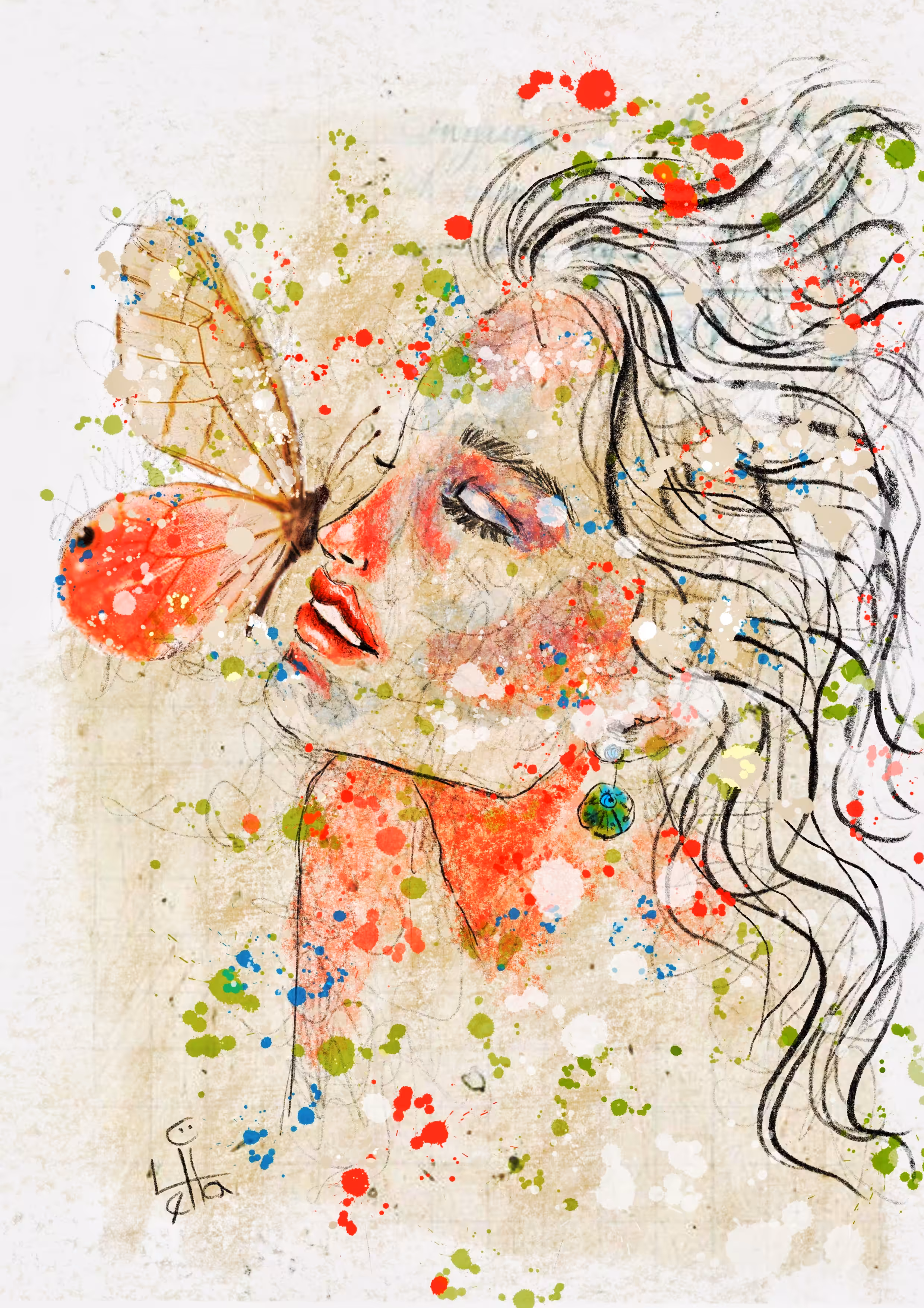 Butterfly girl