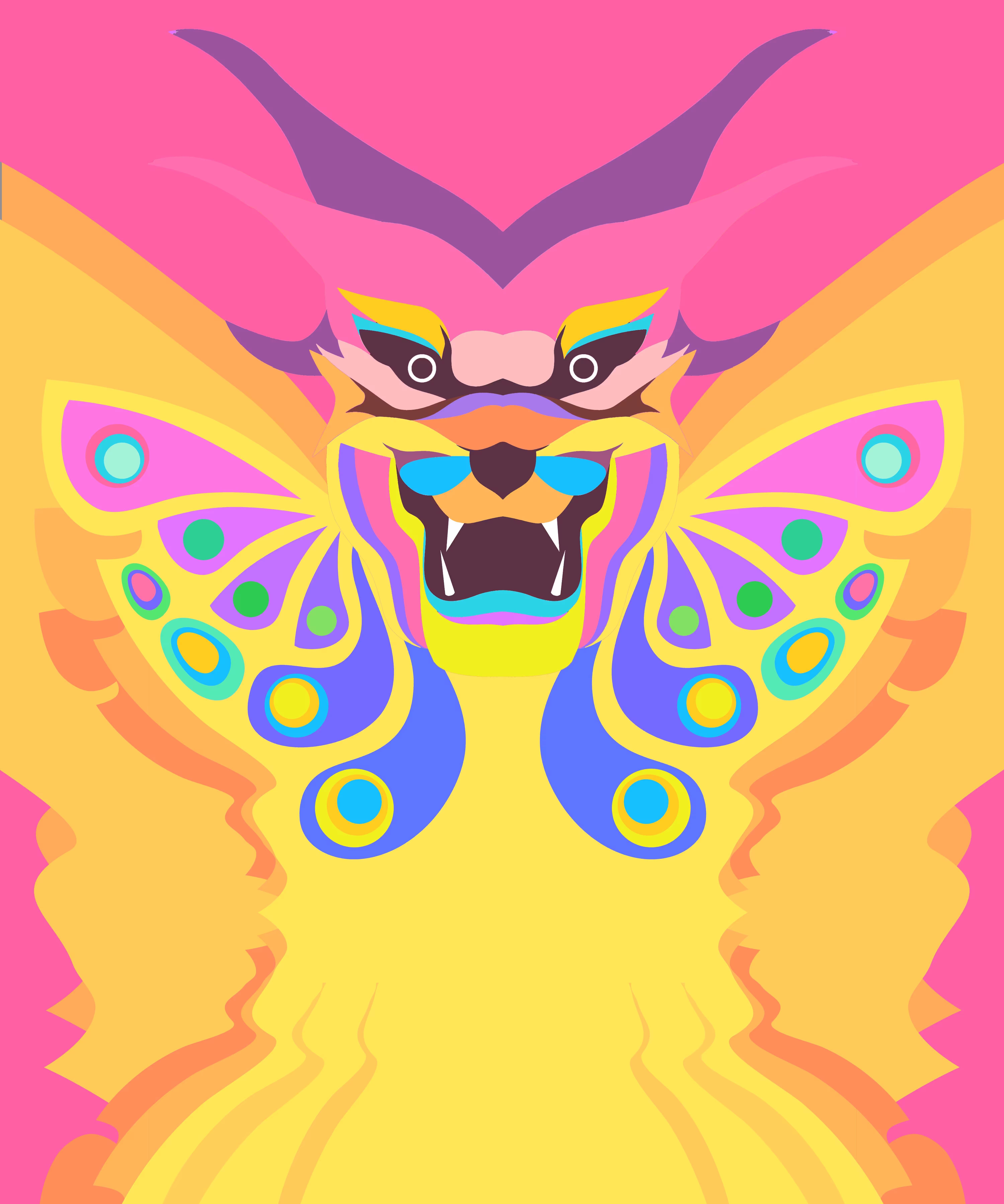 Creatures hidden in the mountain #1