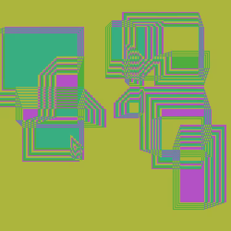 Superimposed Rectangles #24