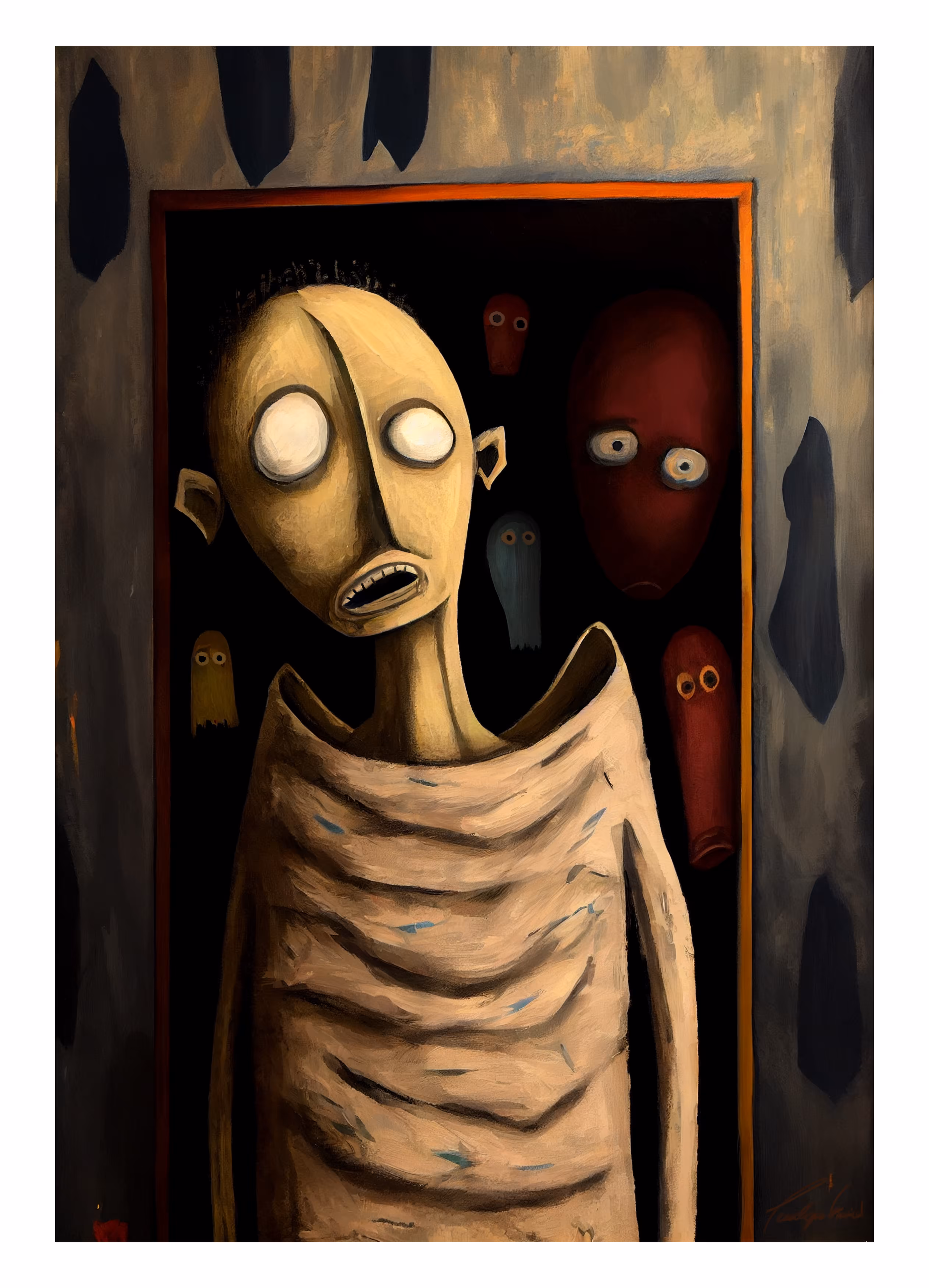 Inside the wardrobe