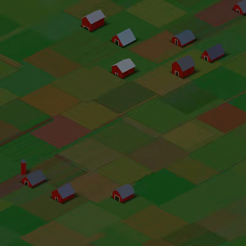 RED FARMS IN A QUIET COUNTY #8