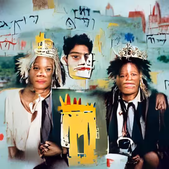 Basquiat and two queens make a movie