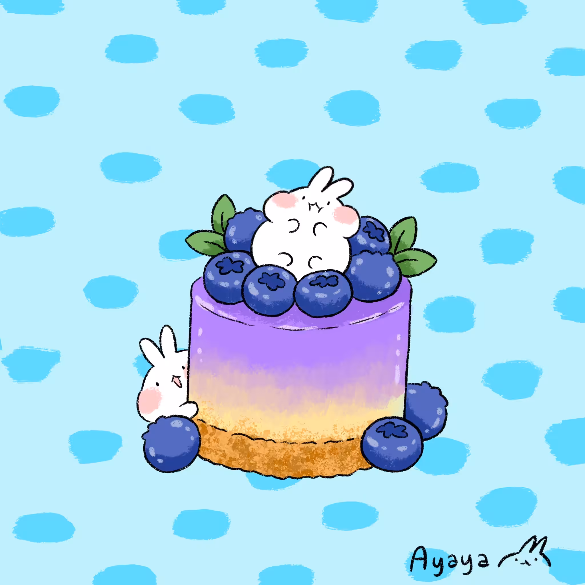 Ayaya Blueberry Cheesecake #0028