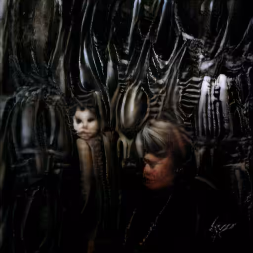 In H.R. Giger's style mom please let me back inside
