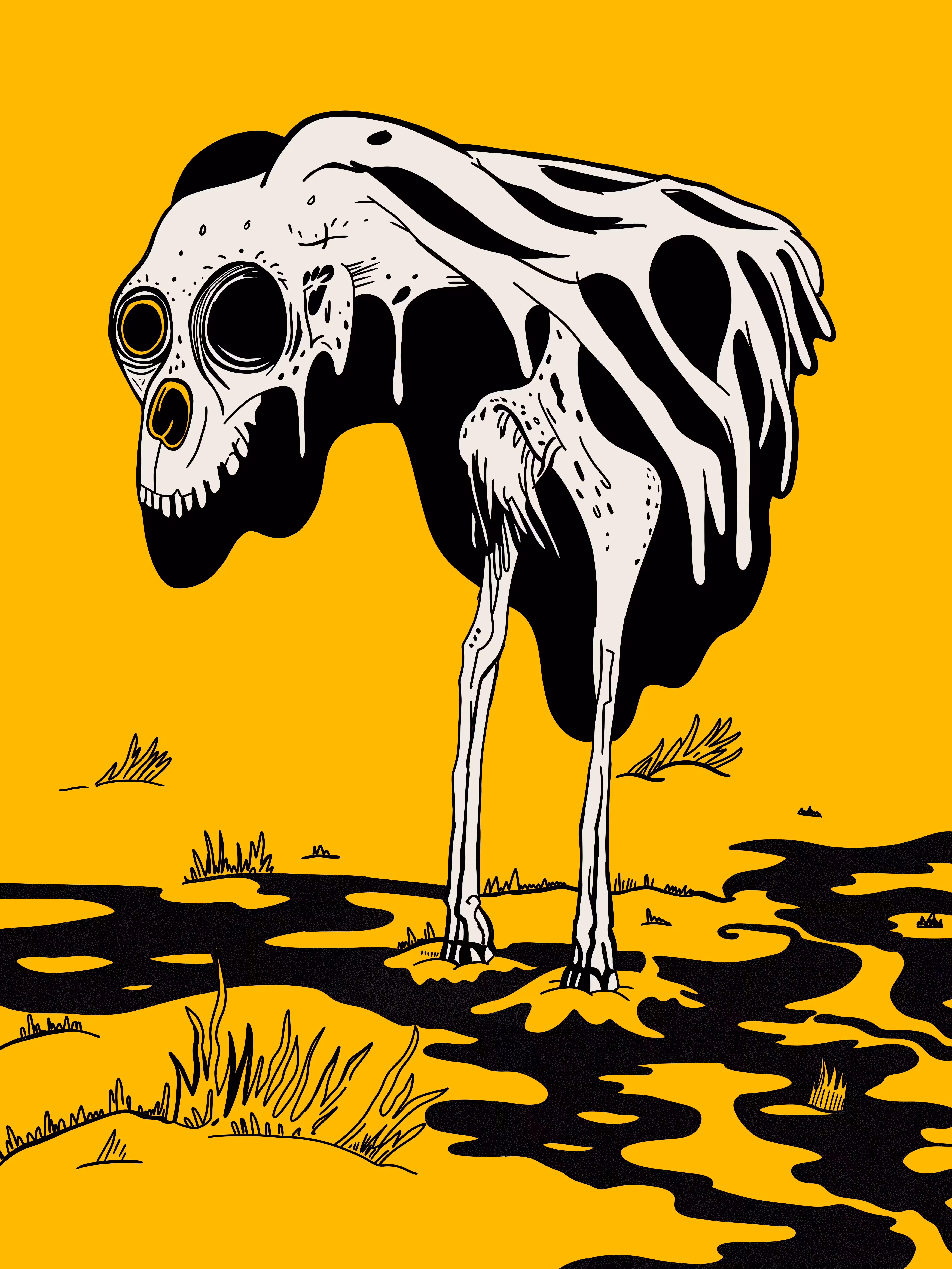 Rodeo posts: Skellie Monster