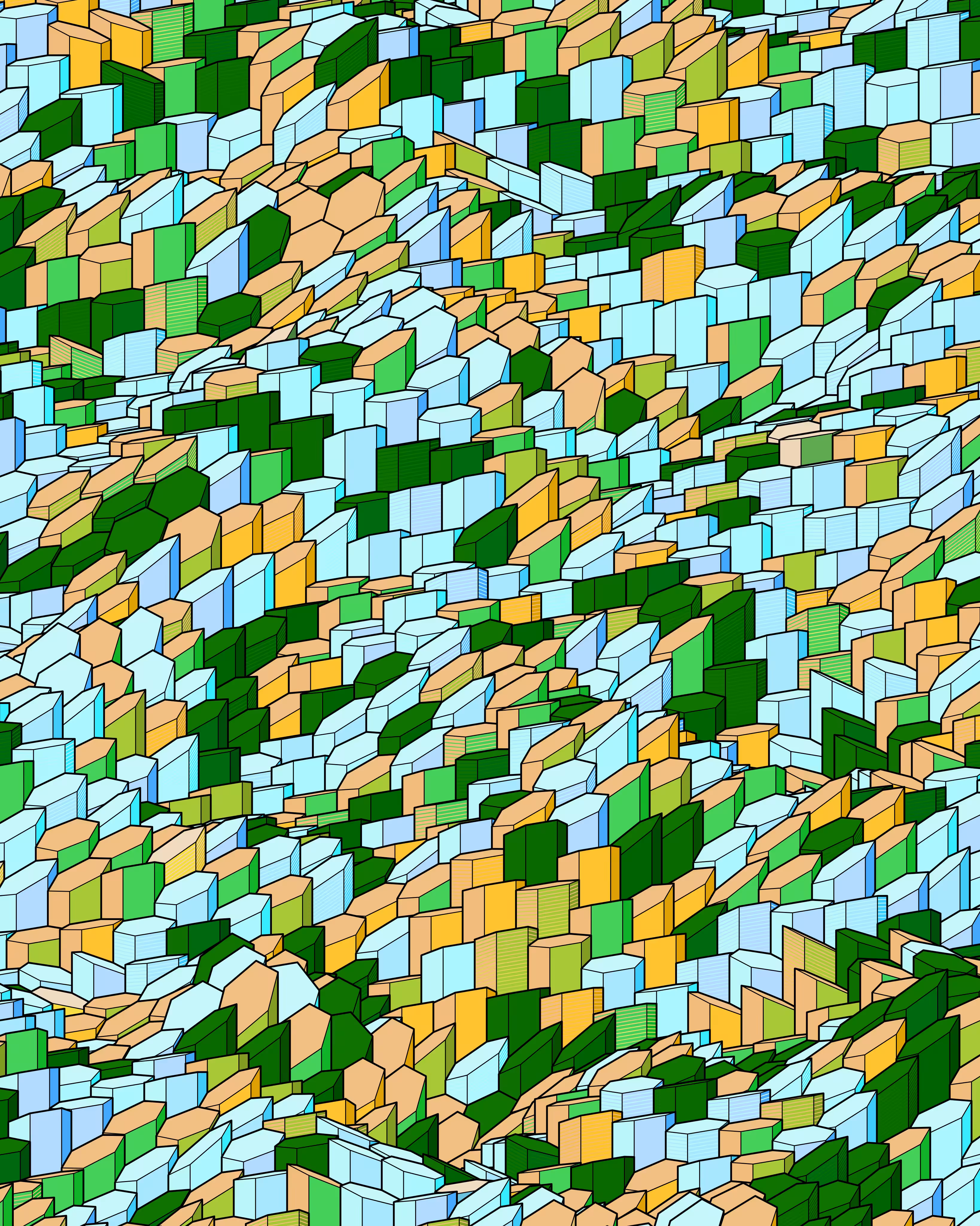 Hexagones Landscape #120