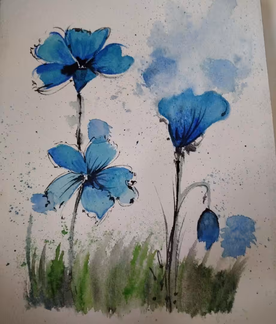 Whisper of Blue Flowers 💙