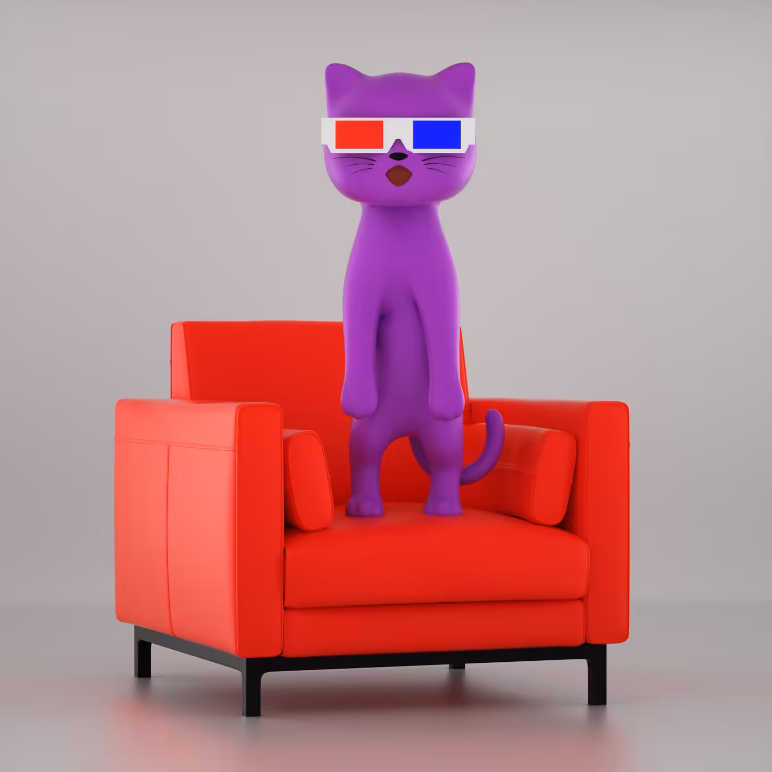 3D Meow Cat #140