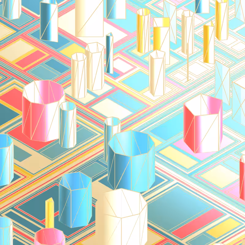 Geometric city #77