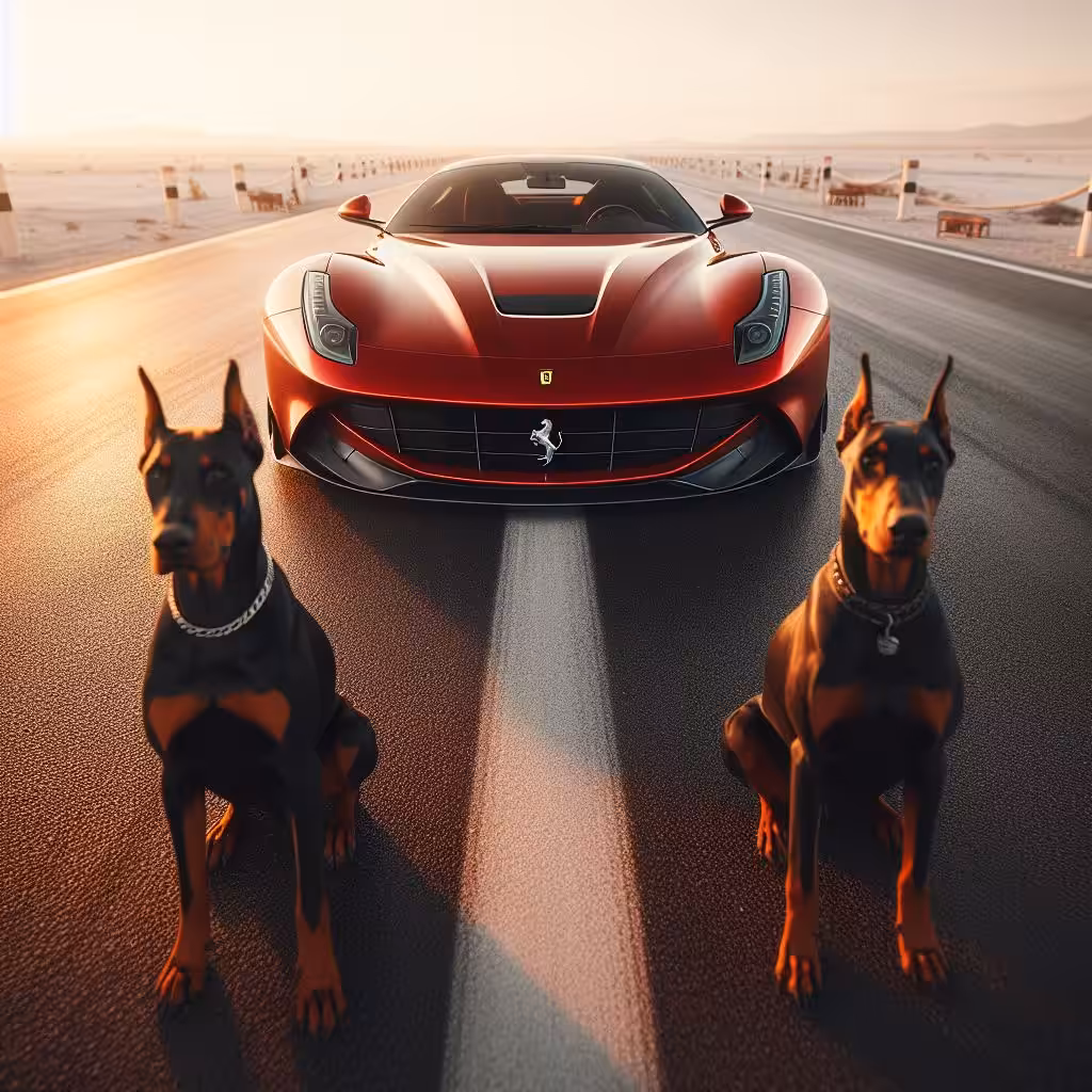 Red ferrarri 