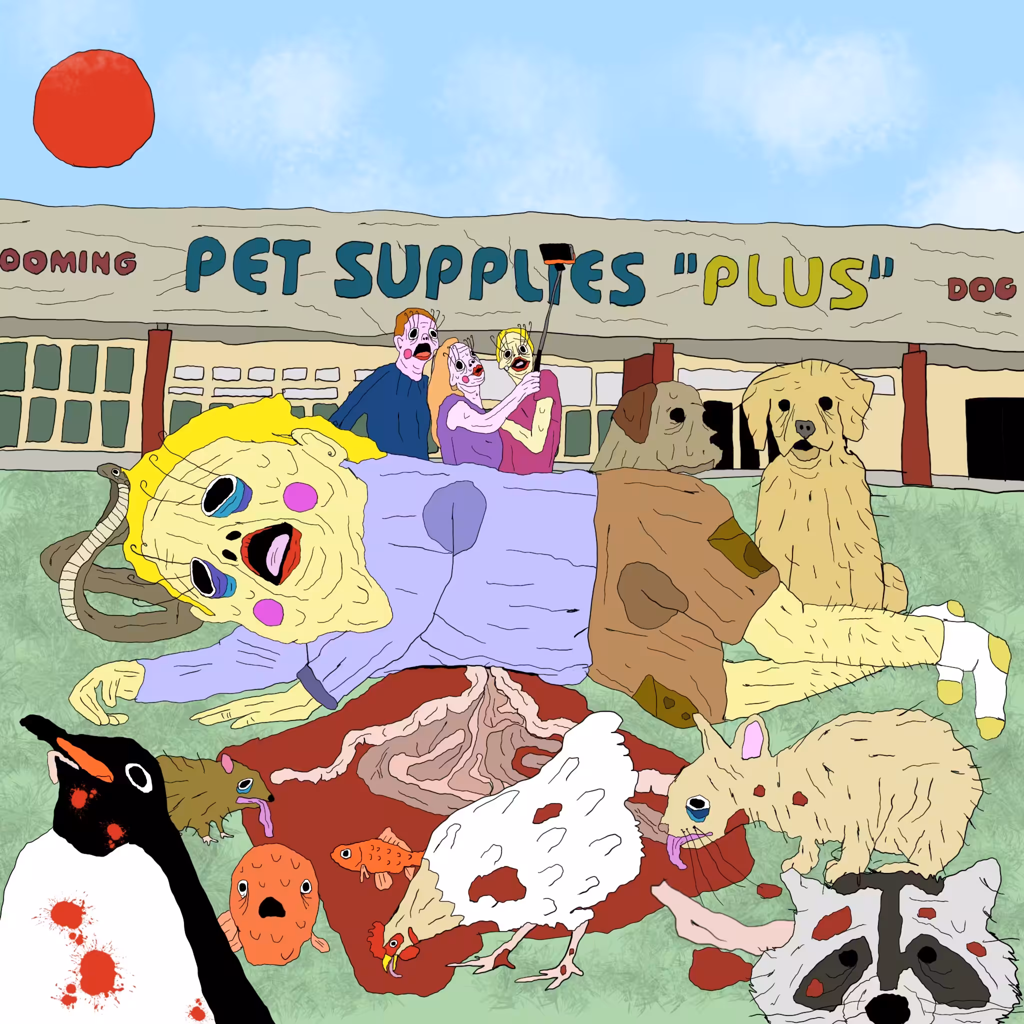 die collecting avatars at a pet supplies plus
