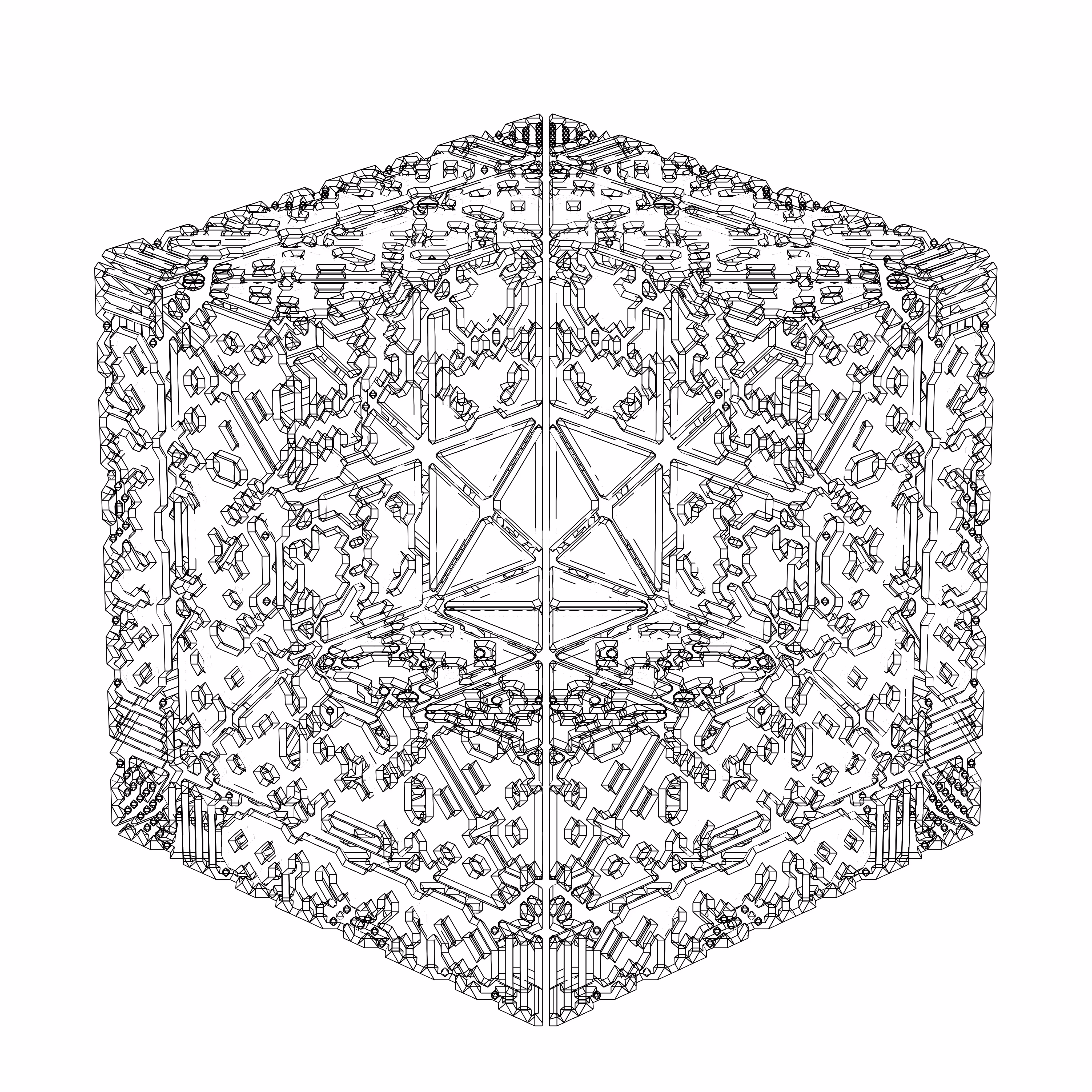 LL21 Alien Art Cube #25