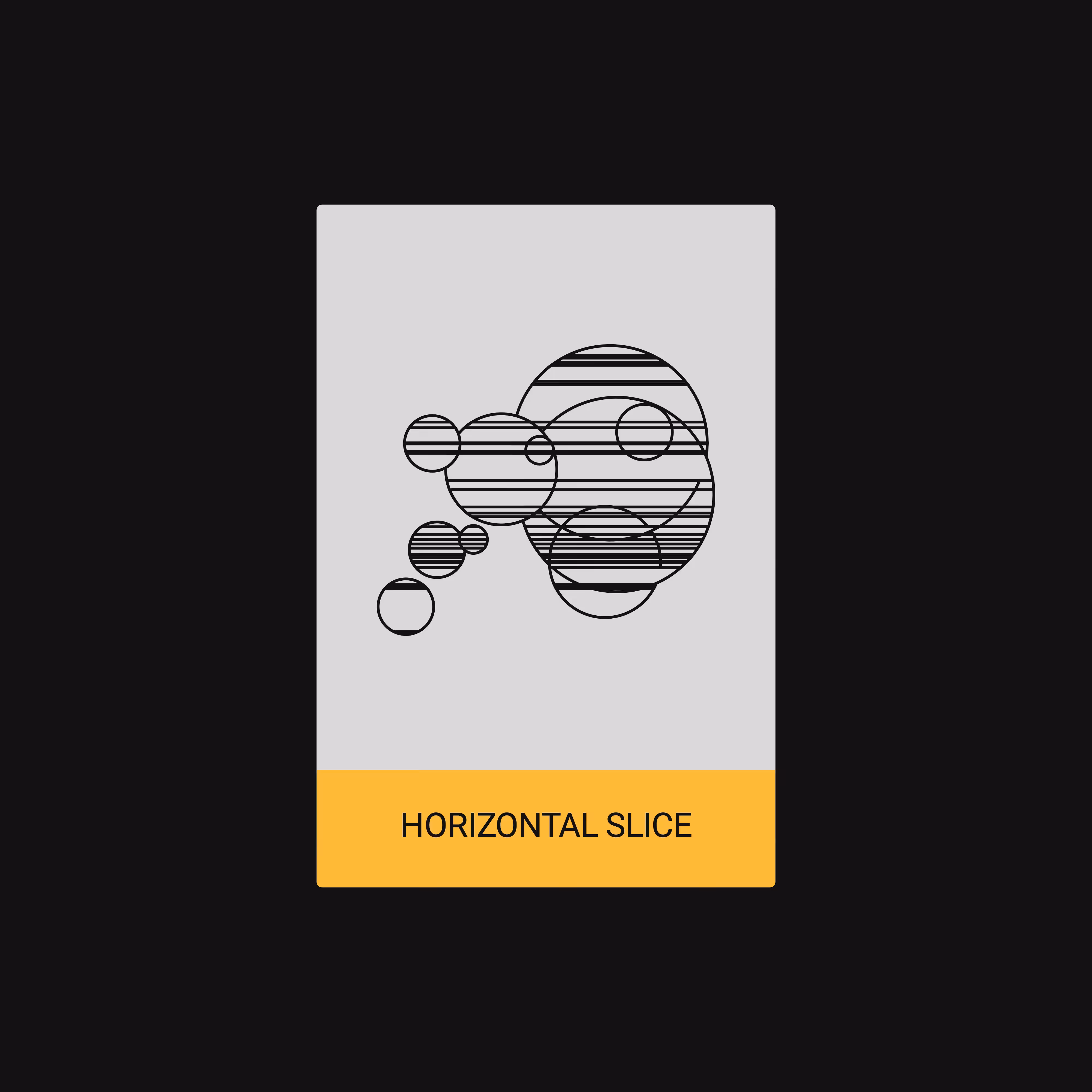 HORIZONTAL SLICE (ALGORITHM) [ART CARDZ]