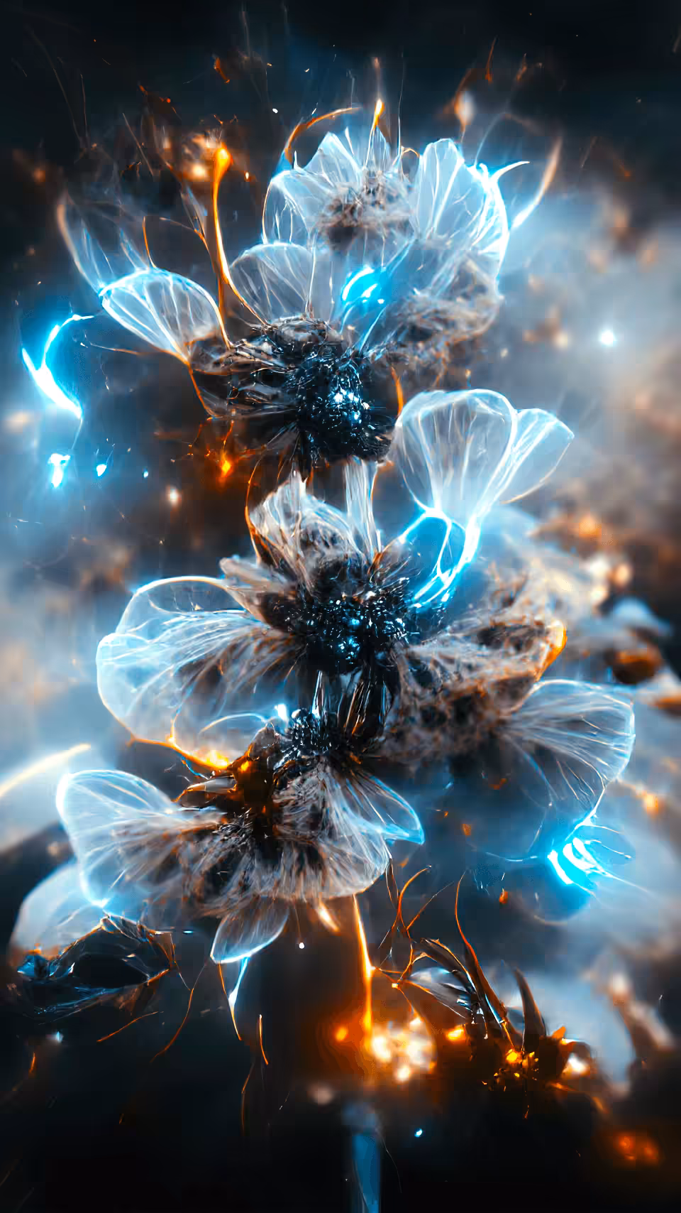 Imaginarium AI #040 - Neptune Blue Orchid