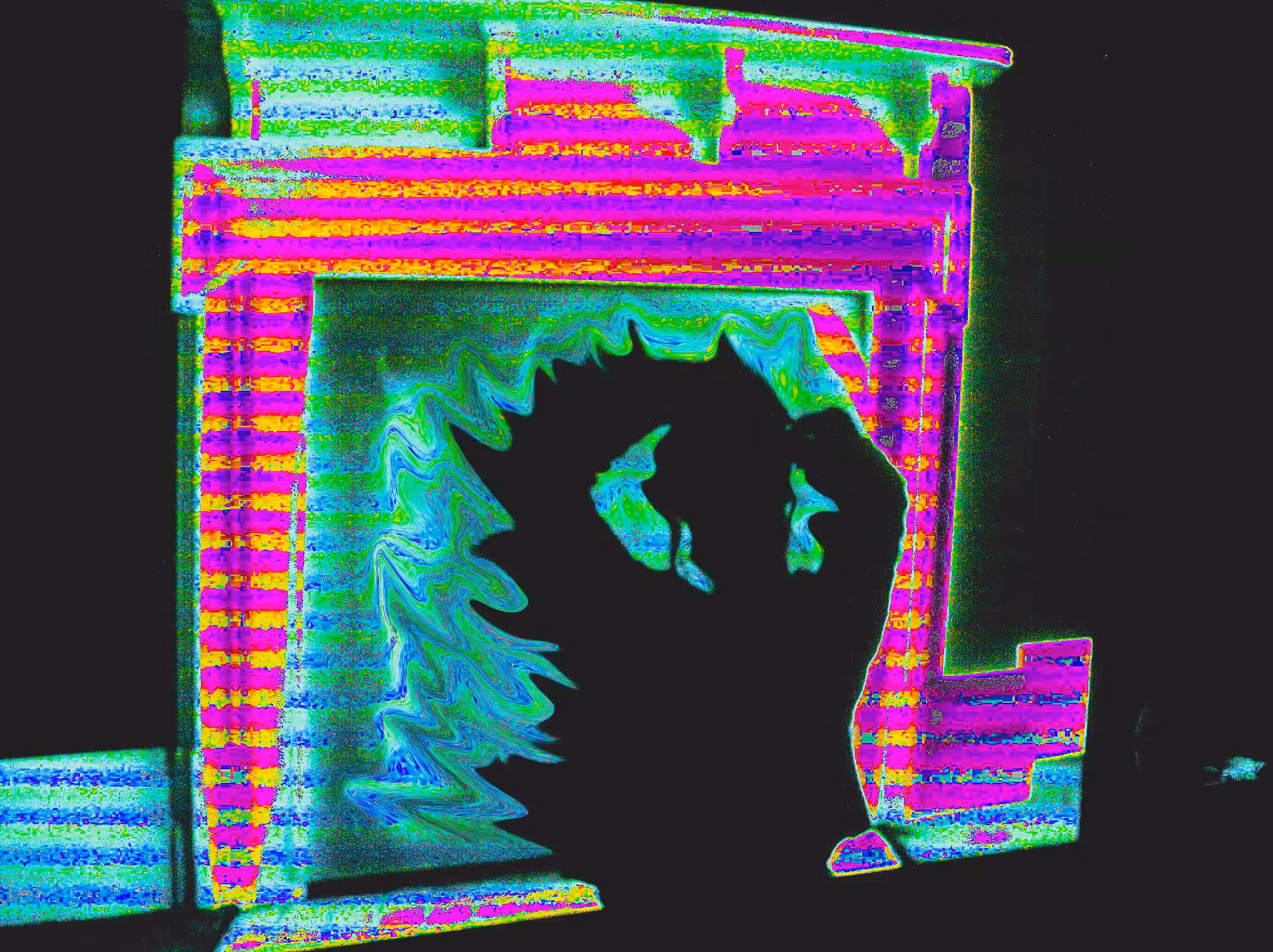 consumed by pixels