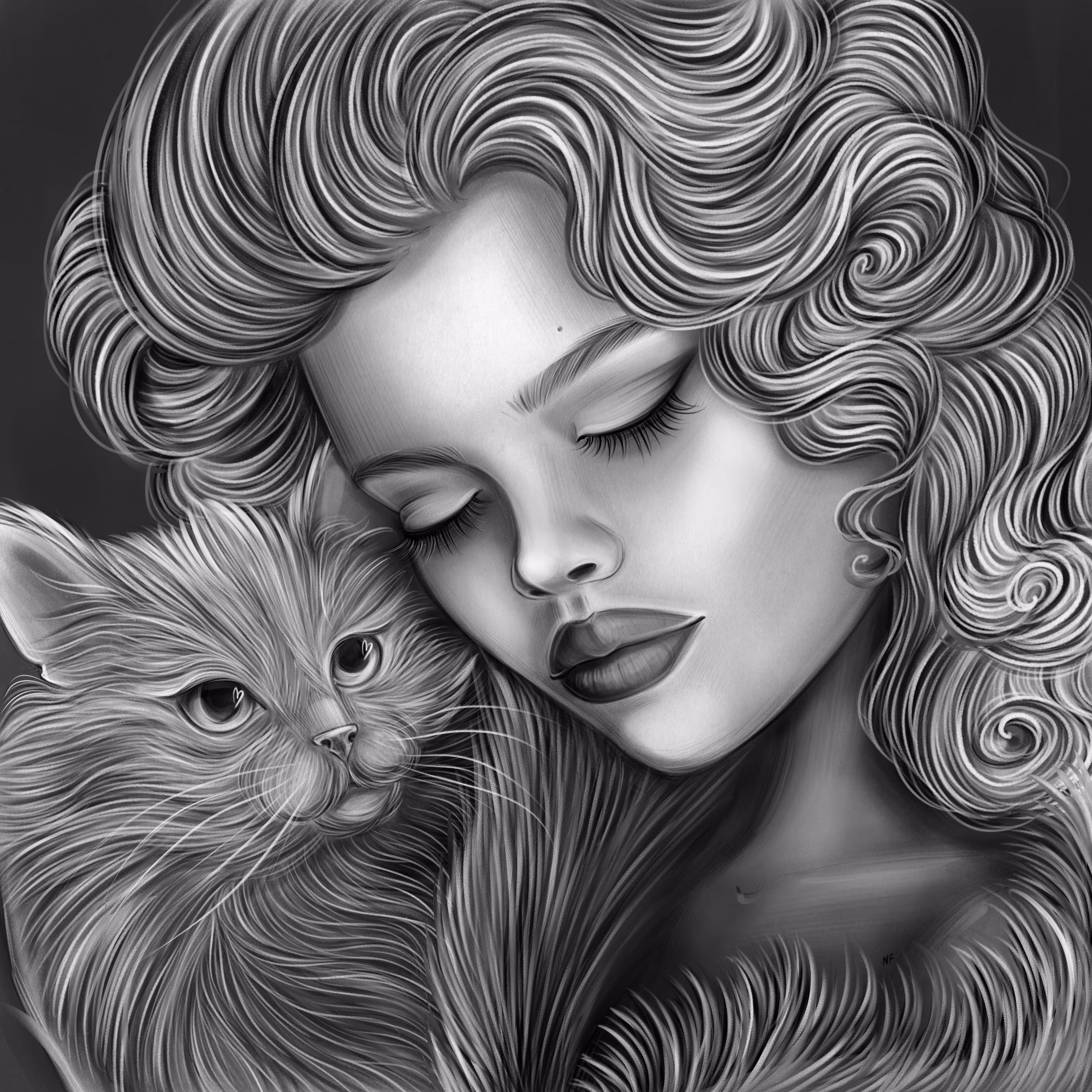 Fluffy hugs