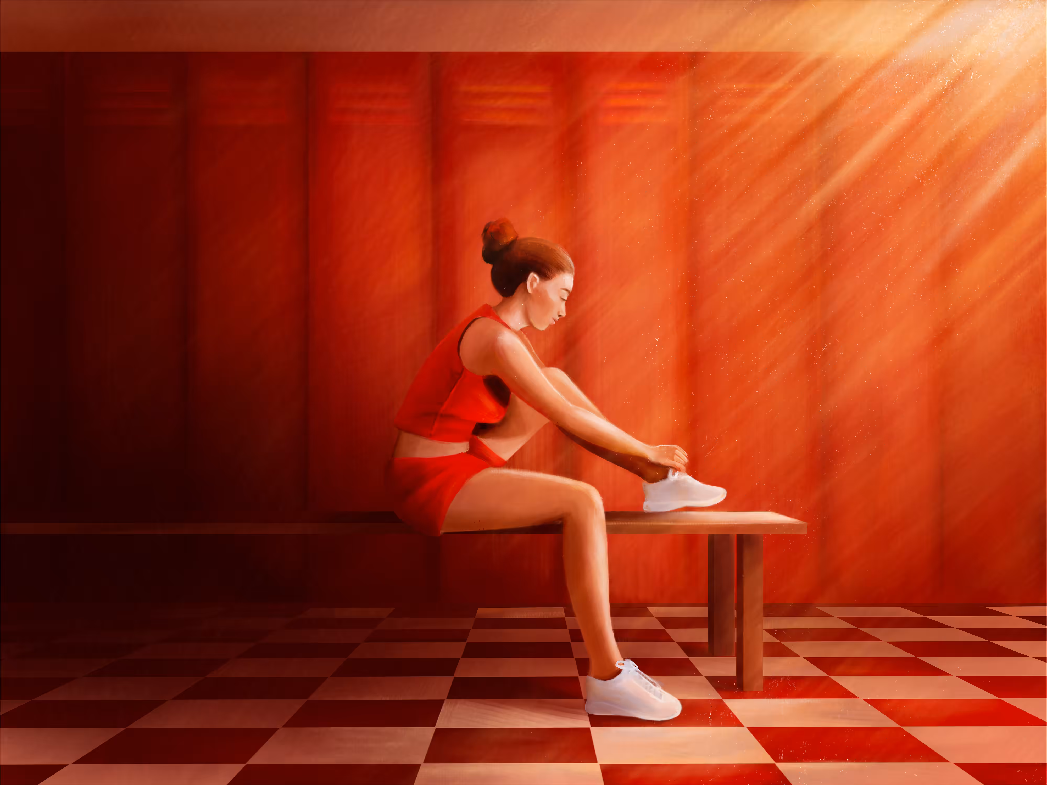 Locker room