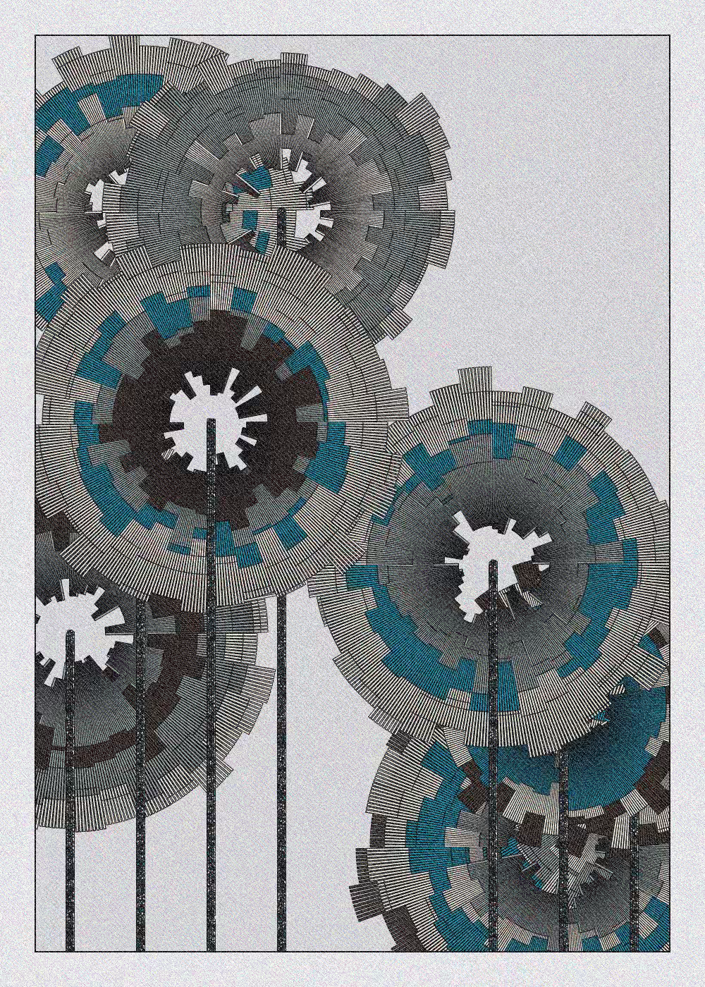 Synthetic dandelion #3