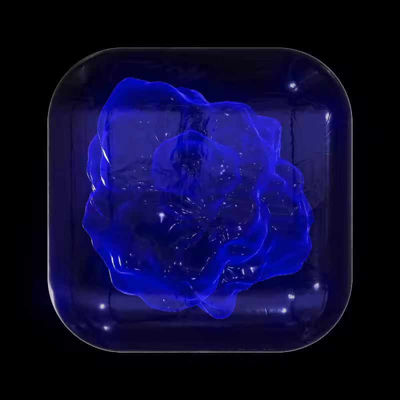Crypto Orb (dark blue)