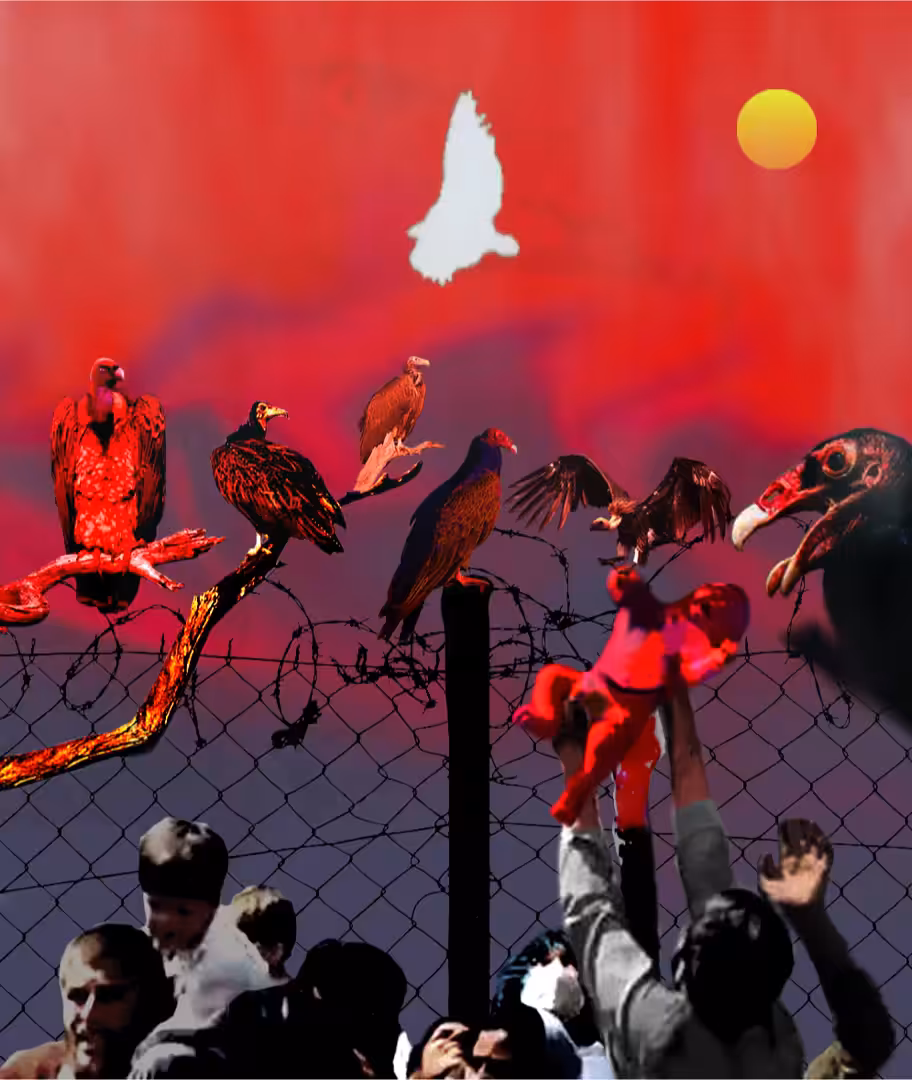There was blood