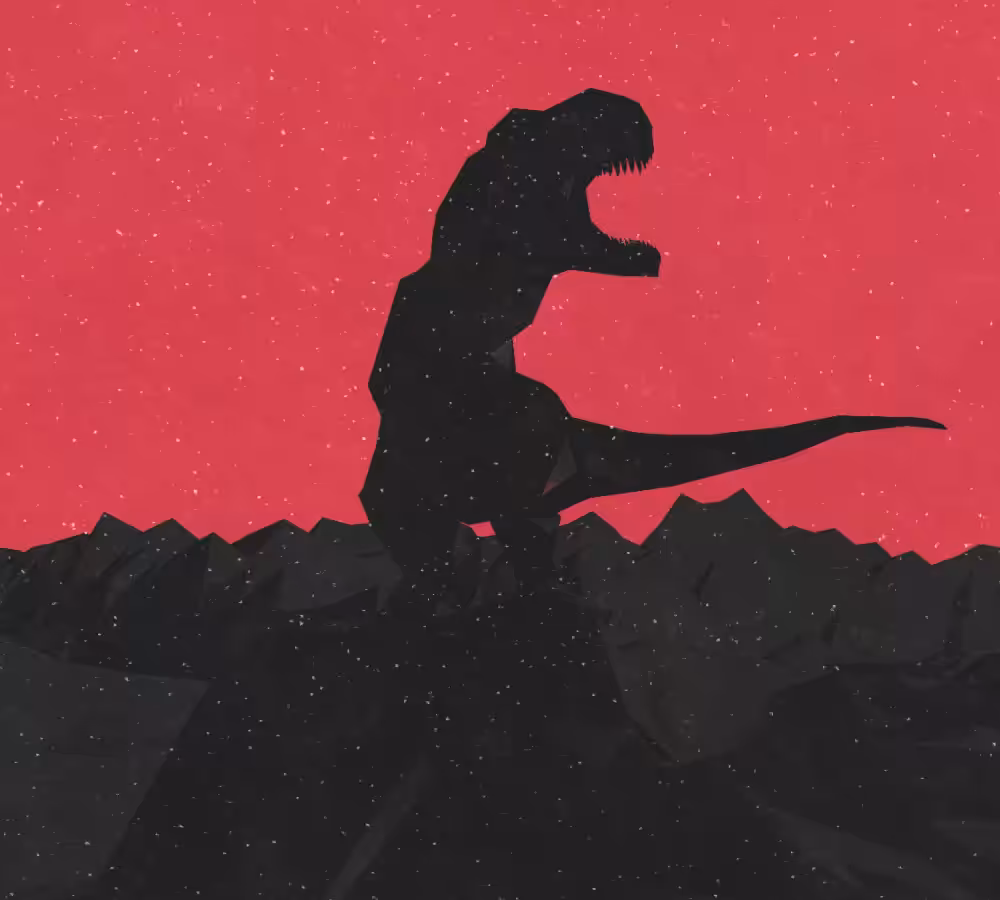 tezdinoz - tyrannosaurus - negative