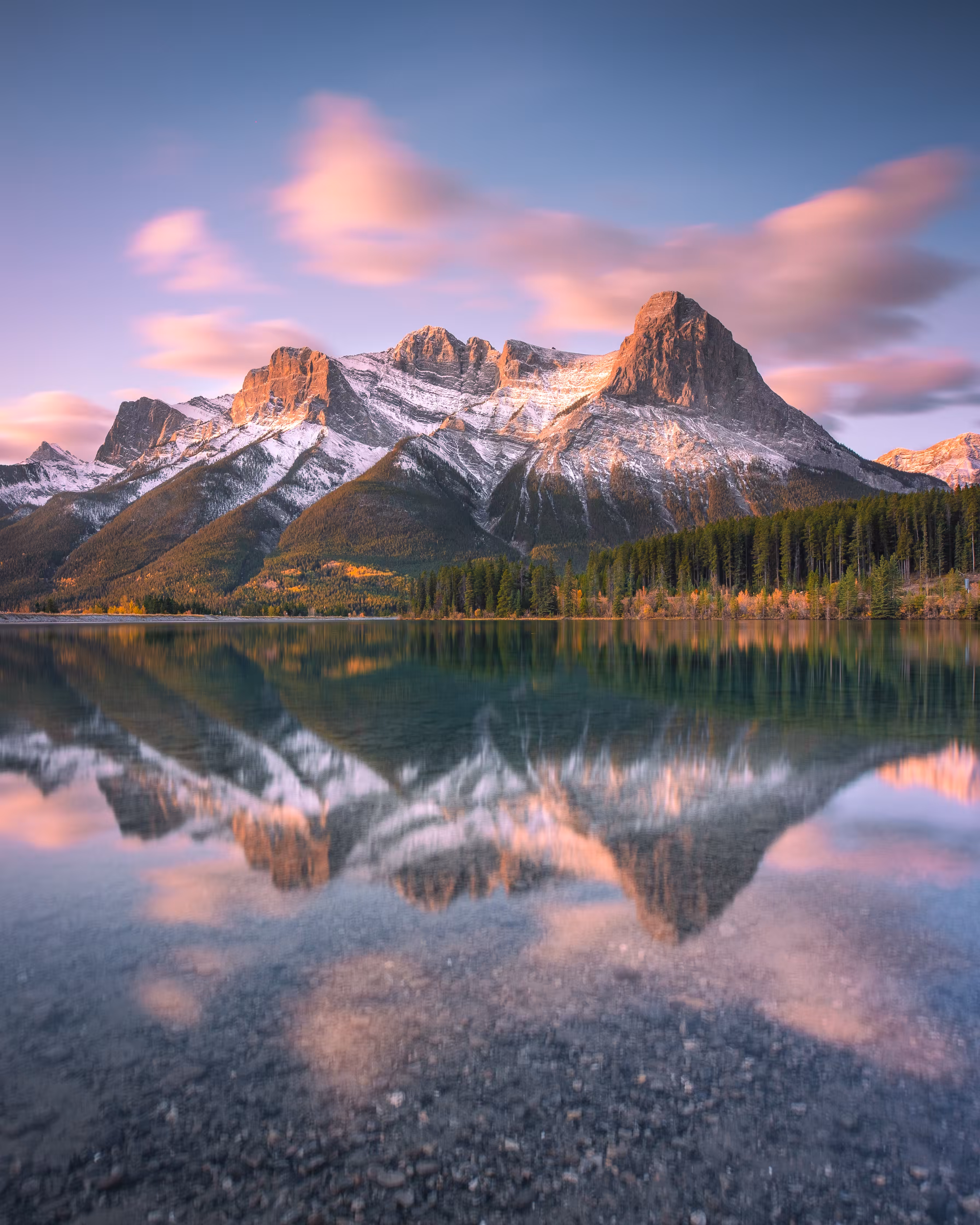 Pastel Dawn in Canmore
