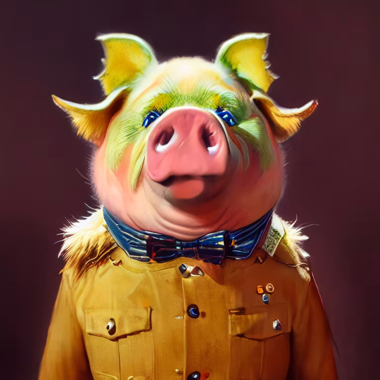 Adorable Furry Creature Collection: Furry Pig 0659
