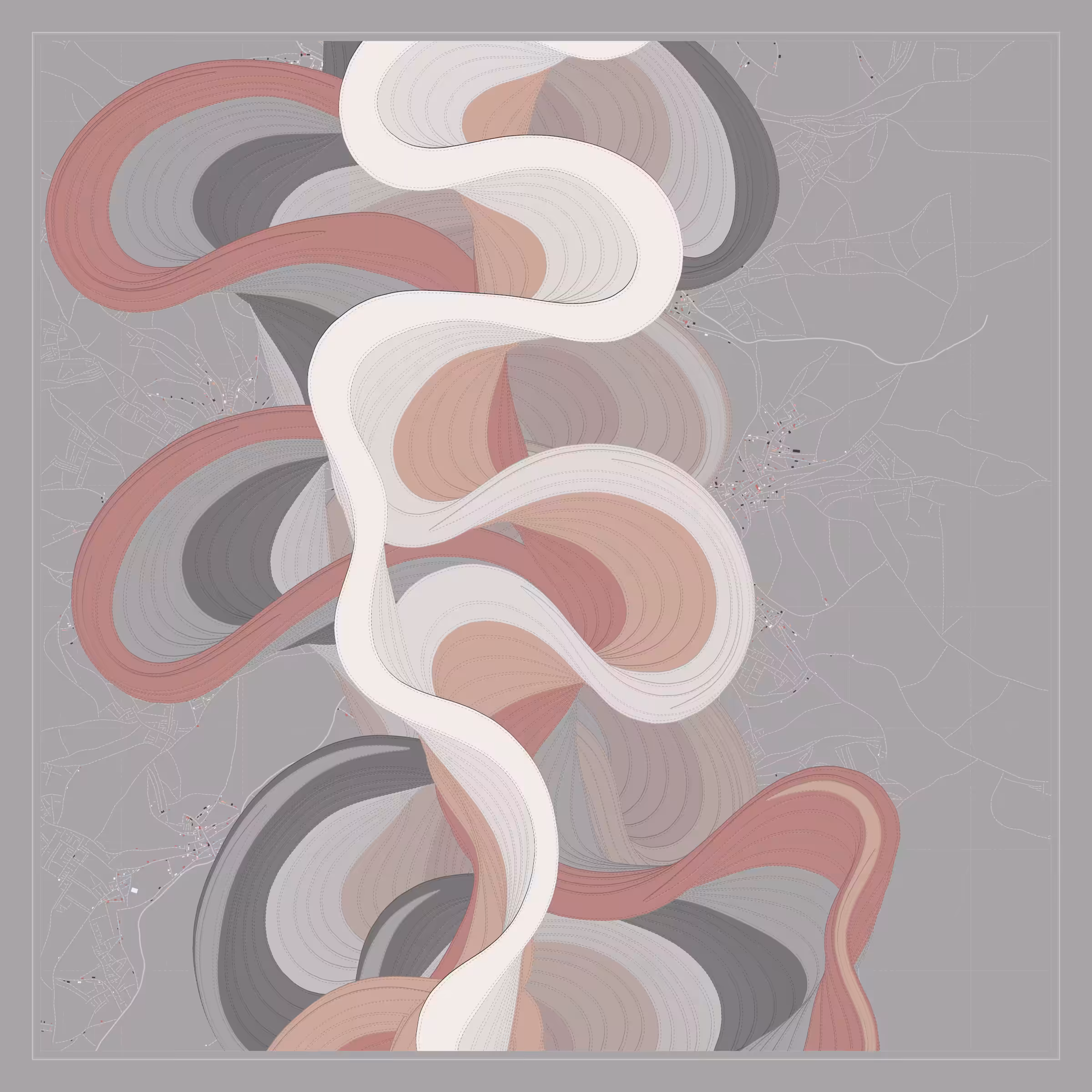 Ancient Courses of Fictional Rivers #443