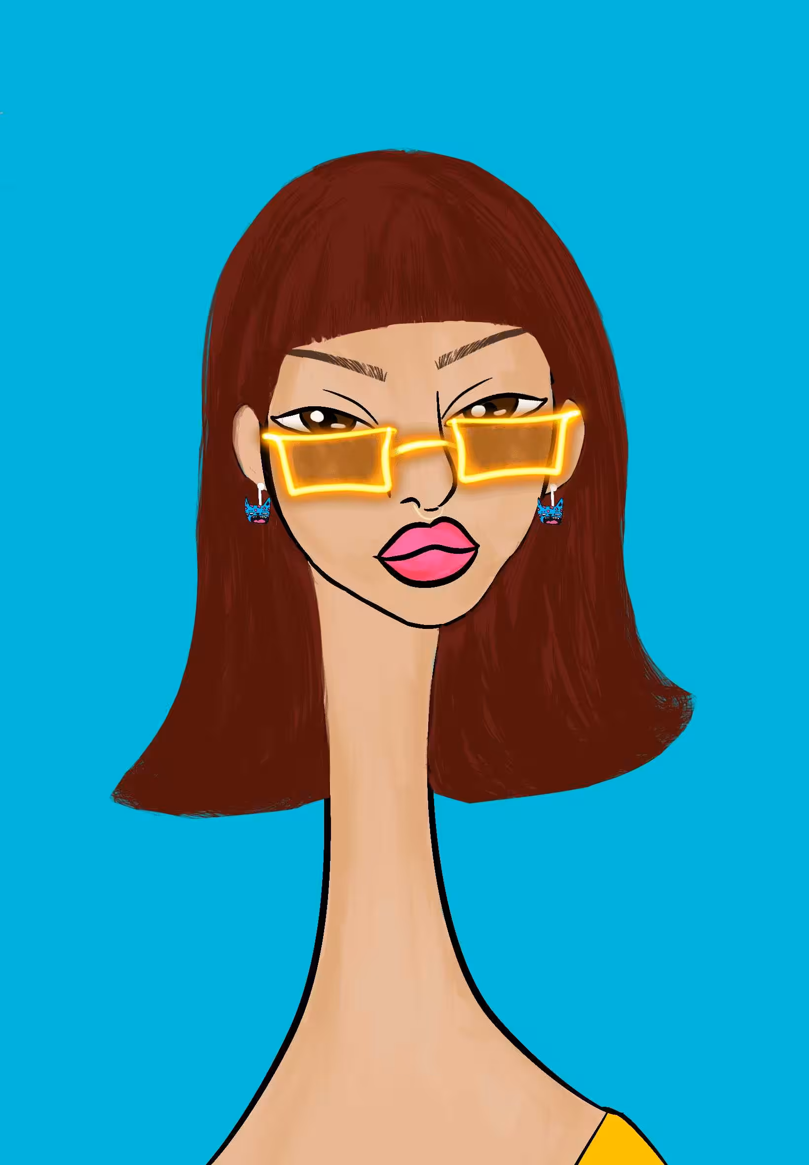 Long Neckie Ladies: Long Neckie Lady #2201