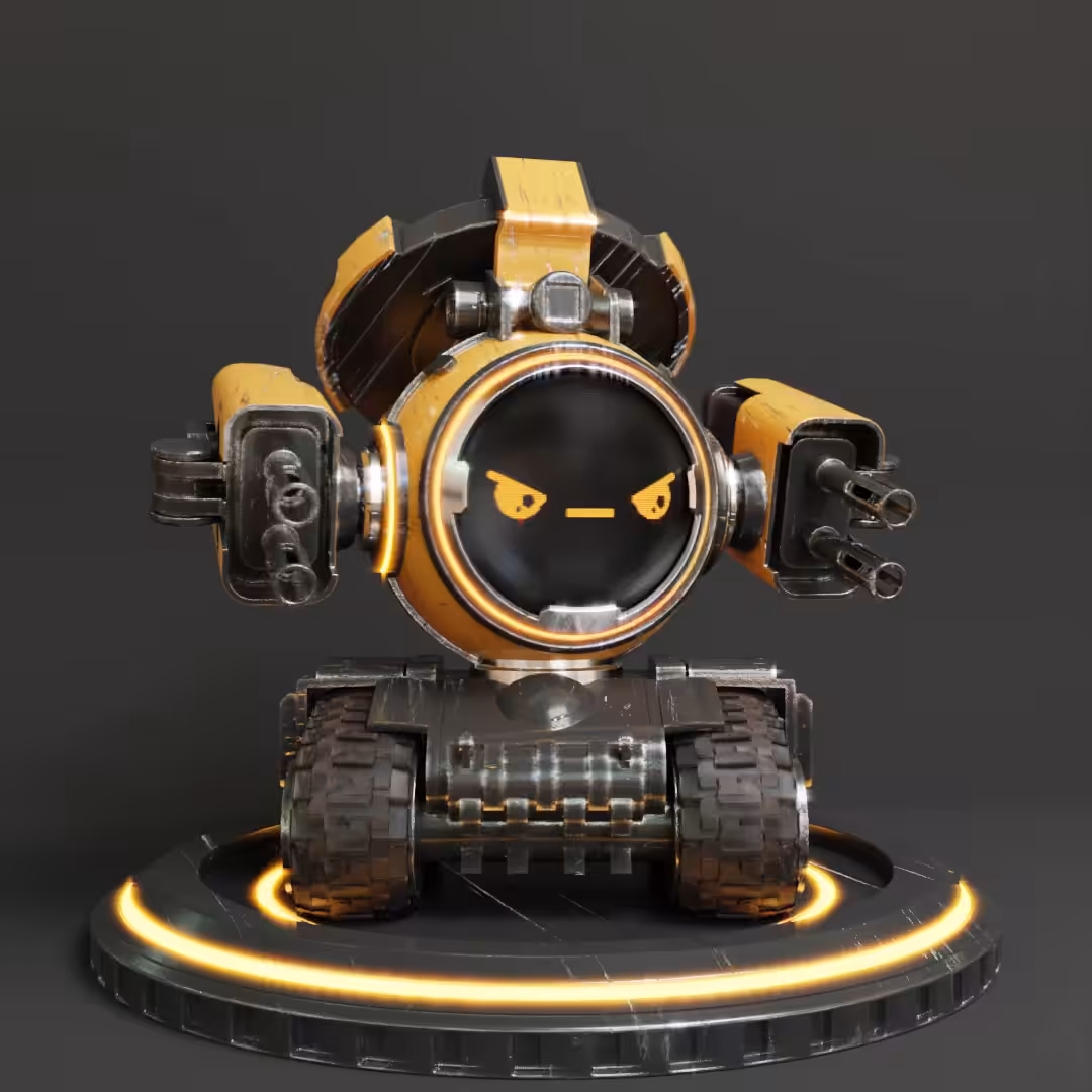 Cute Robot #Tank war